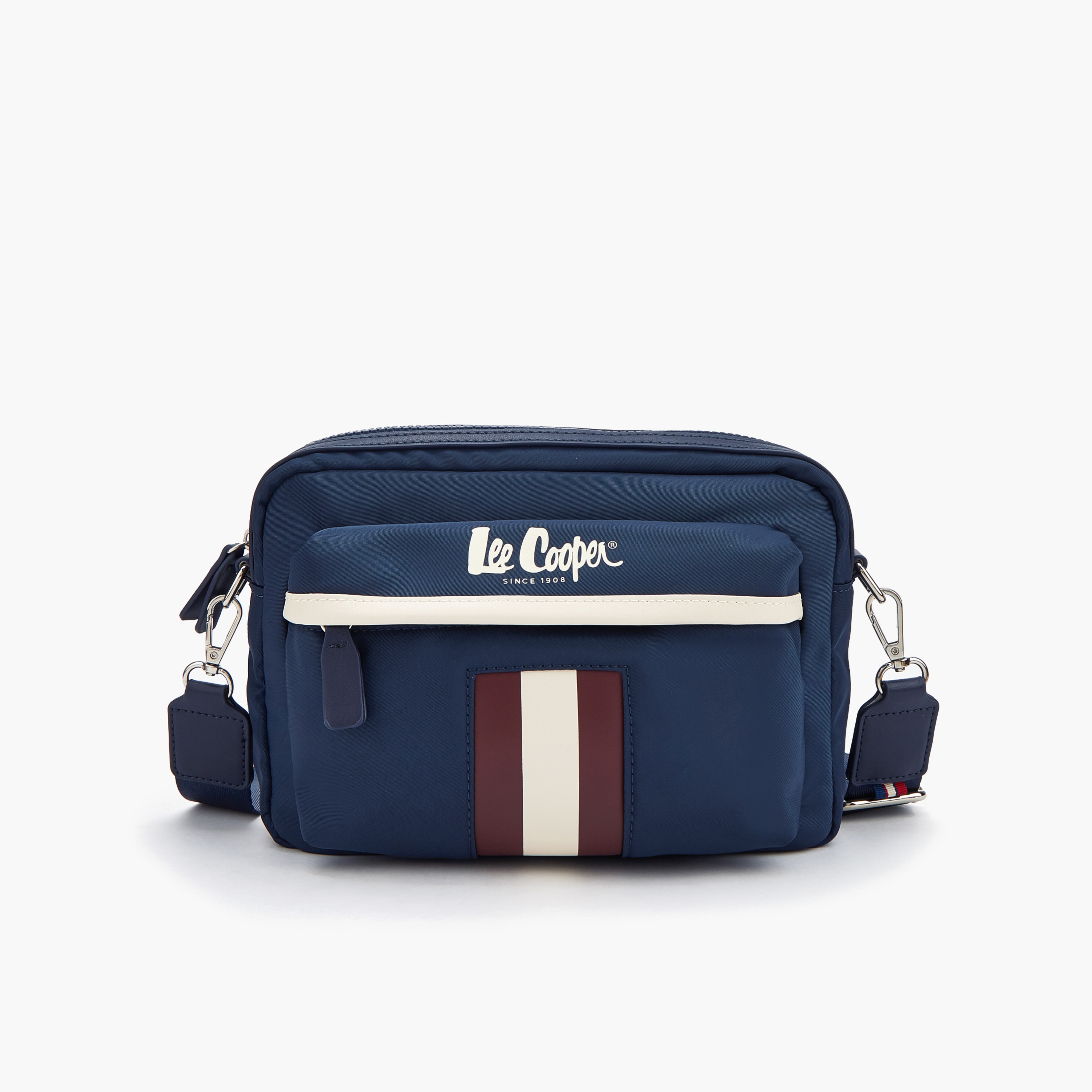 حقيبة كروس مقلمة بسحاب إغلاق من لي كوبر-women-bagsandwallets-handbags-image-1