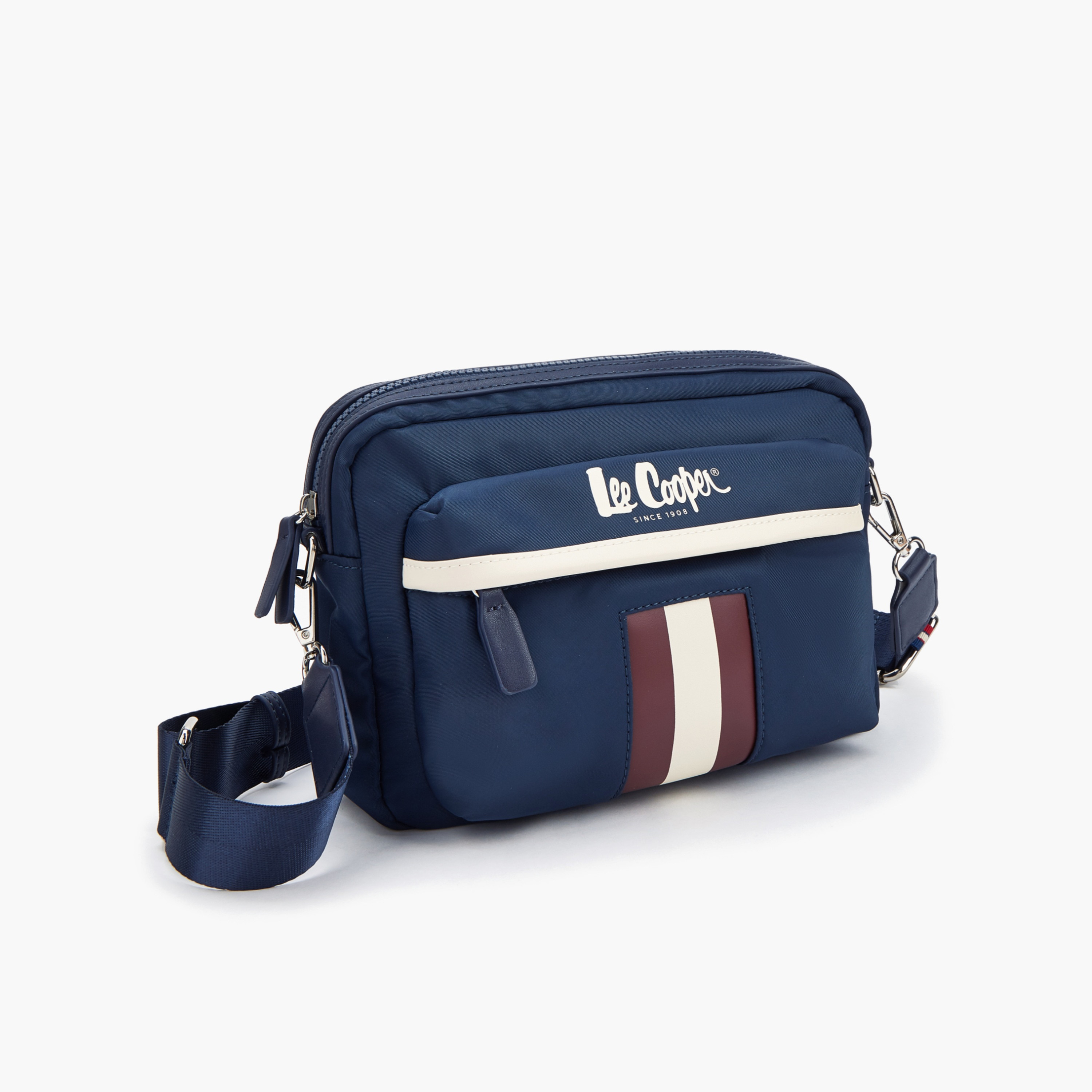 حقيبة كروس مقلمة بسحاب إغلاق من لي كوبر-women-bagsandwallets-handbags-image-2