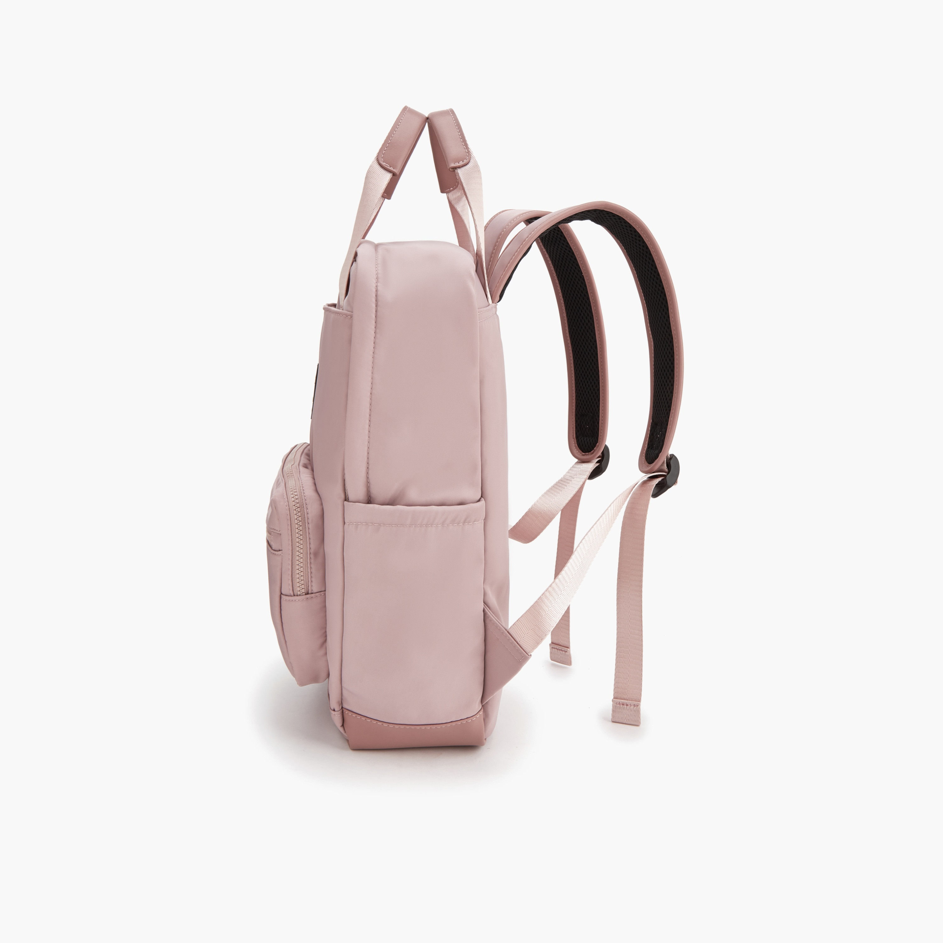Lee Cooper Solid Backpack with Zip Closure and Adjustable Strap - 34x12x40 cm-women-bagsandwallets-backpacks-image-2