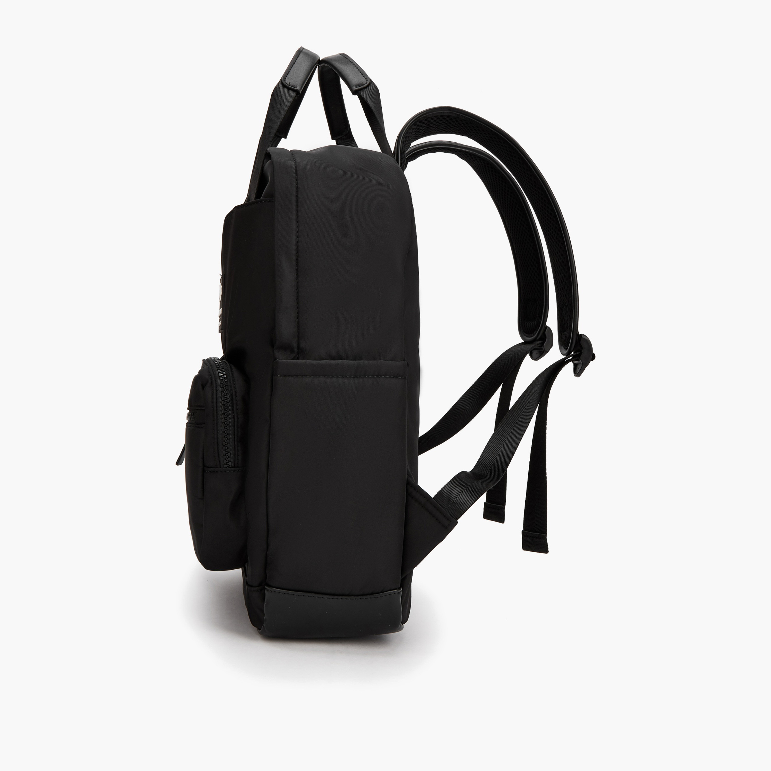 Lee Cooper Solid Backpack with Zip Closure and Adjustable Strap - 34x12x40 cm-women-bagsandwallets-backpacks-image-2