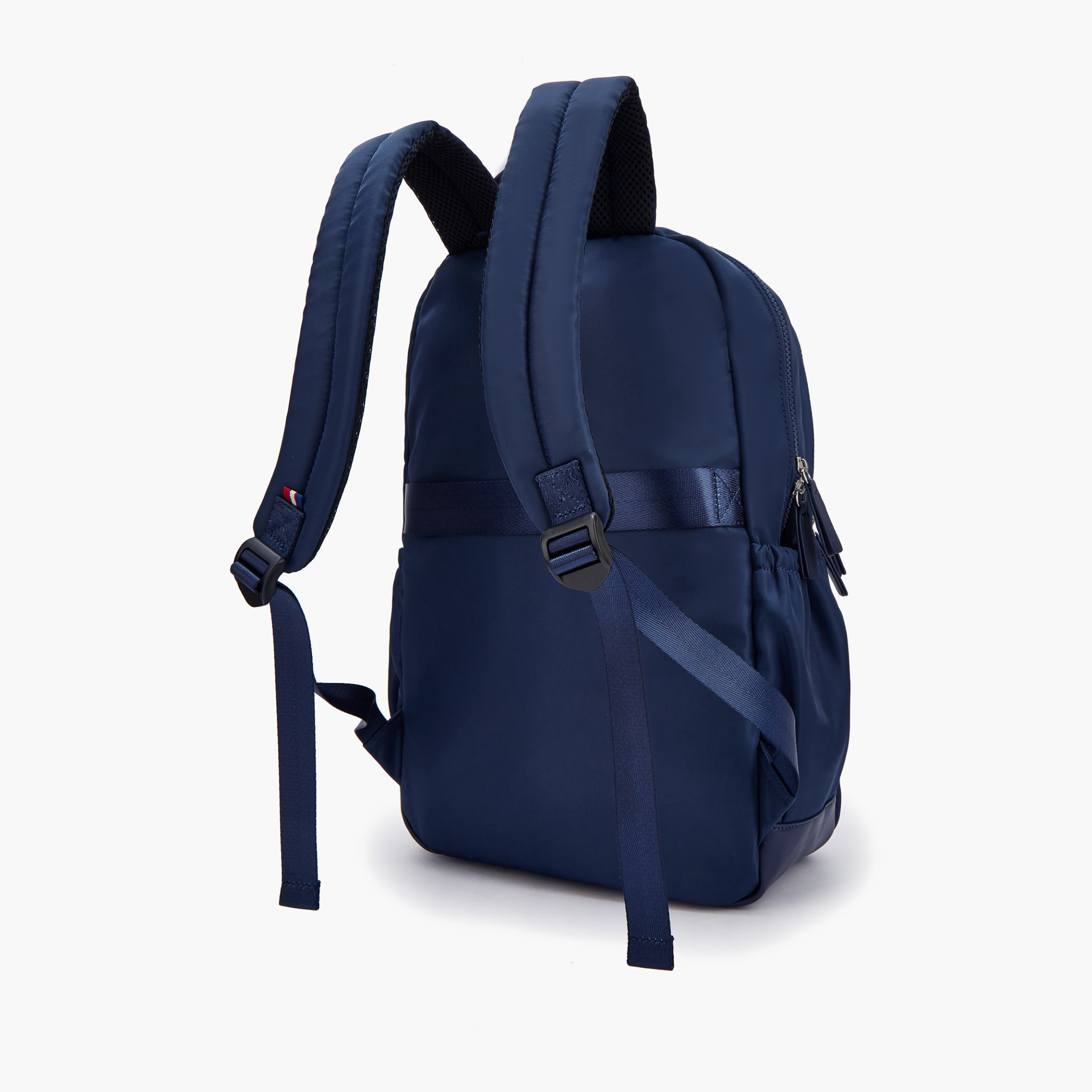 Lee Cooper Logo Print Backpack with Padded Shoulder Straps-women-bagsandwallets-backpacks-image-5