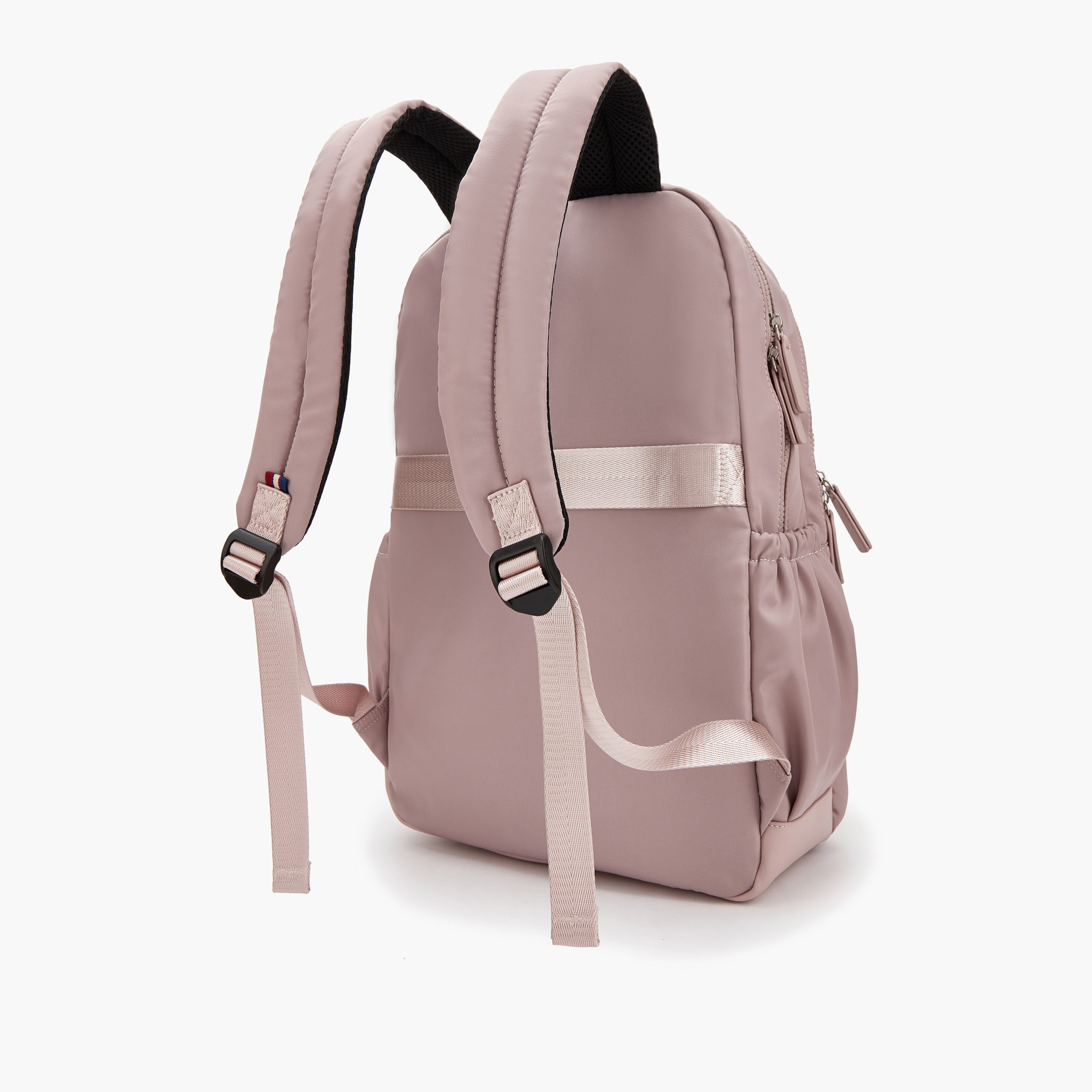 شنطة ظهر بأحزمة كتف مبطنة وطبعات شعار من لي كوبر-women-bagsandwallets-backpacks-image-5