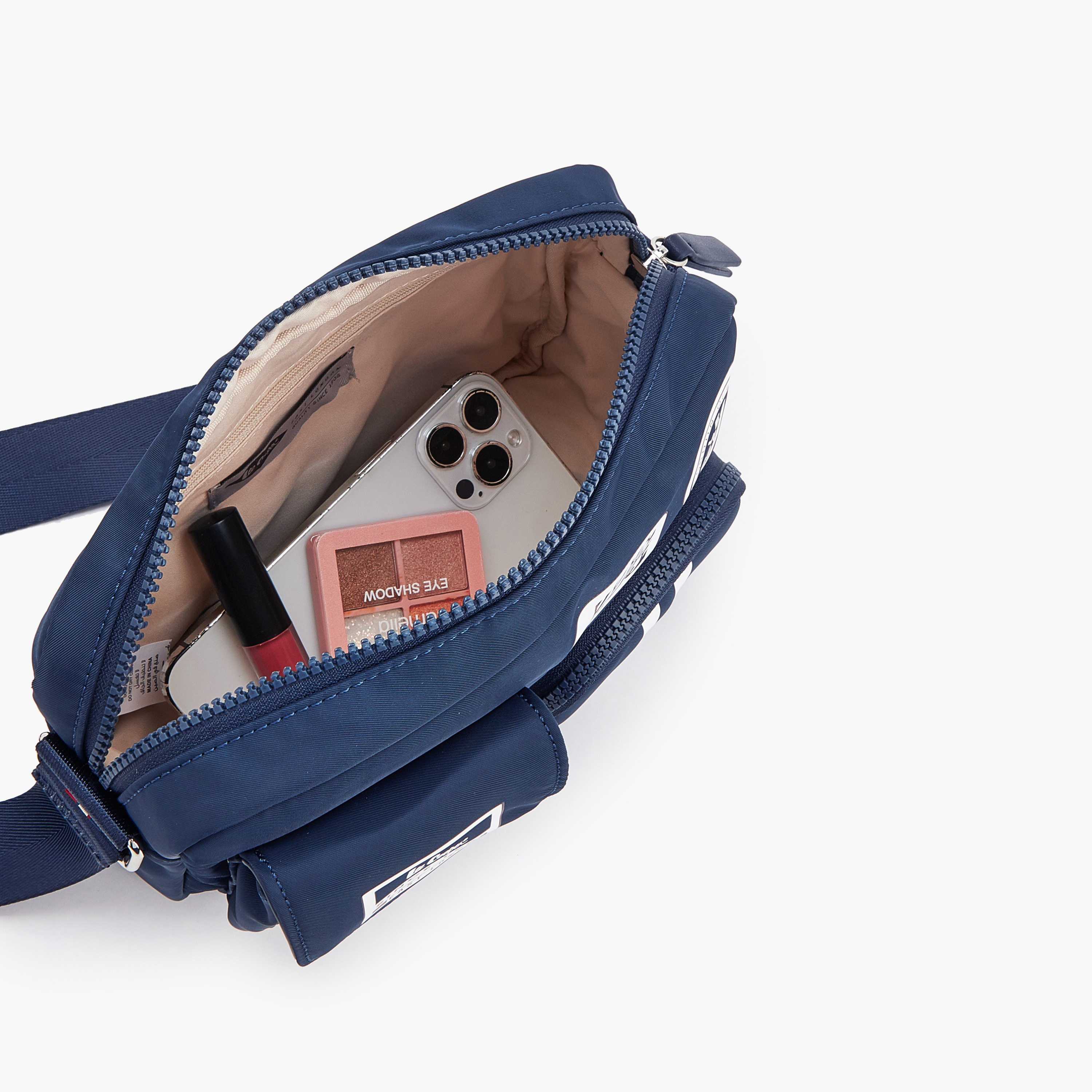 شنطة كروس بودي بحزام قابل للتعديل وتزيينات شعار من لي كوبر-women-bagsandwallets-handbags-image-7