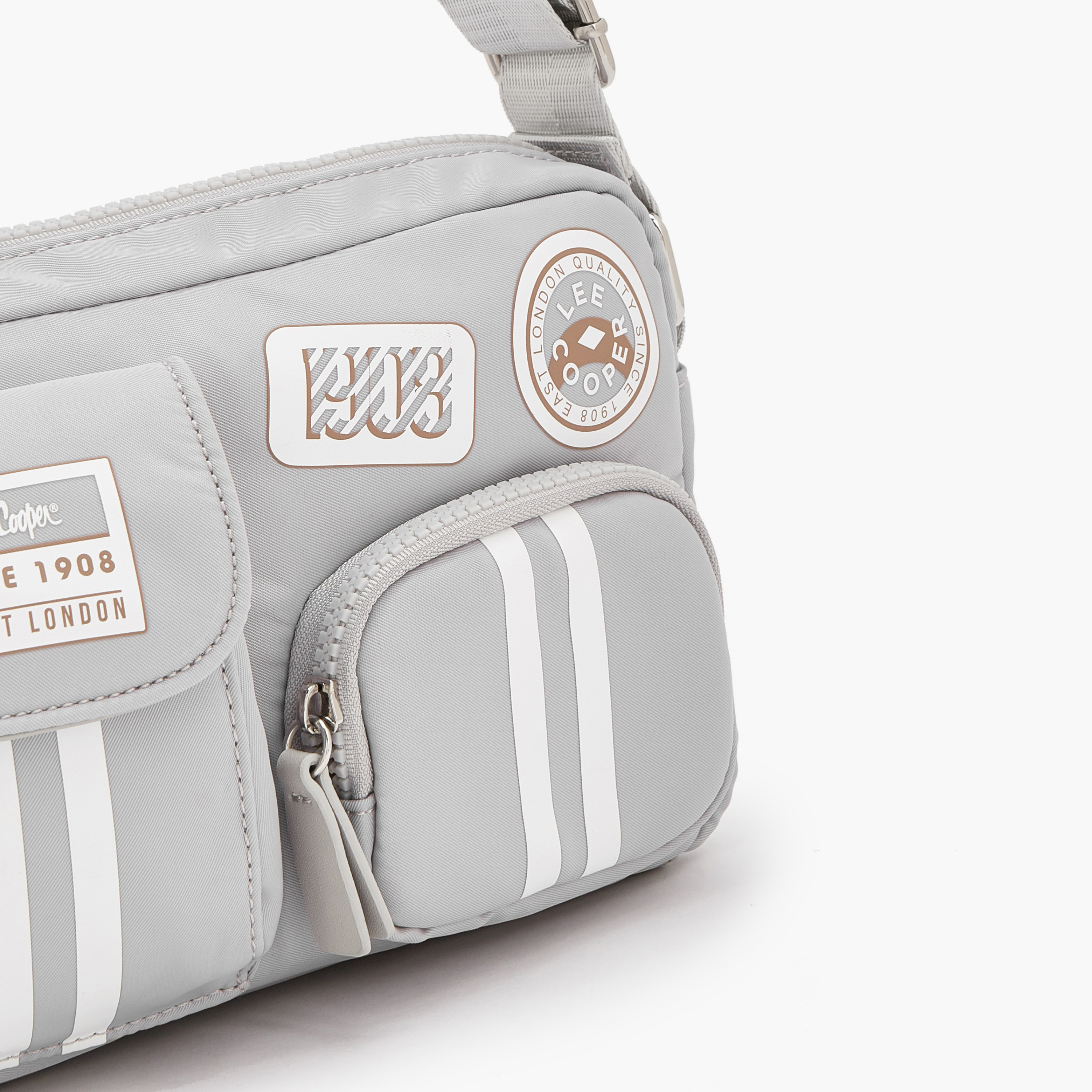 Lee Cooper Logo Applique Crossbody Bag with Adjustable Strap-women-bagsandwallets-handbags-image-4