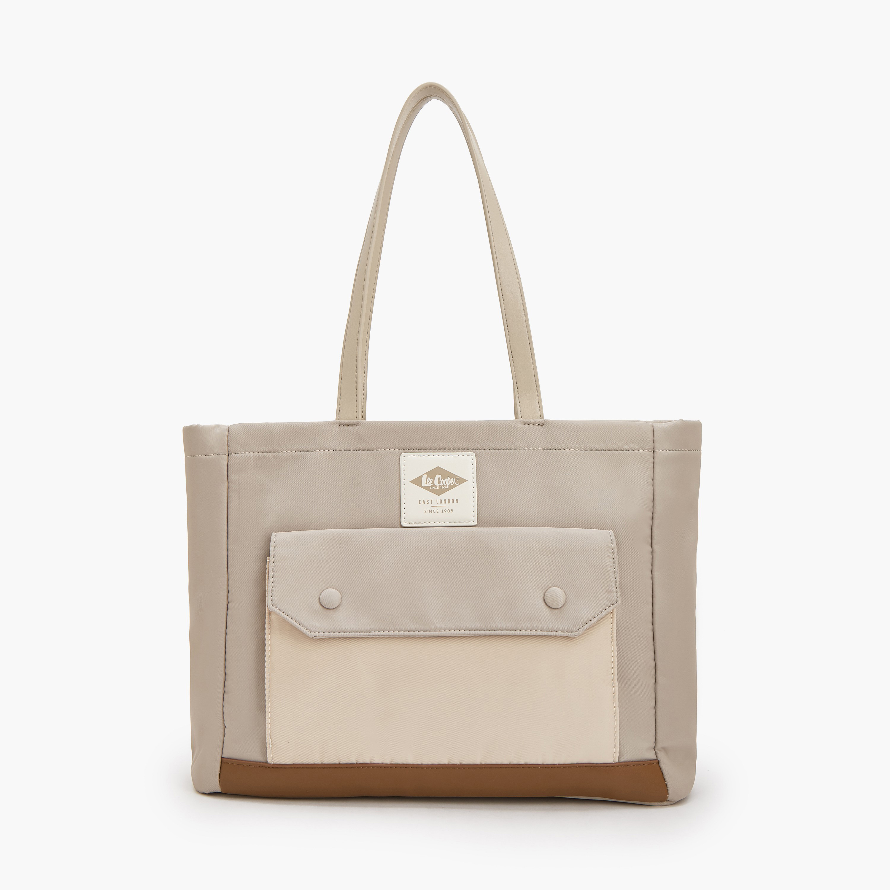 شنطة توتي سادة بسحاب إغلاق من لي كوبر-women-bagsandwallets-handbags-image-1