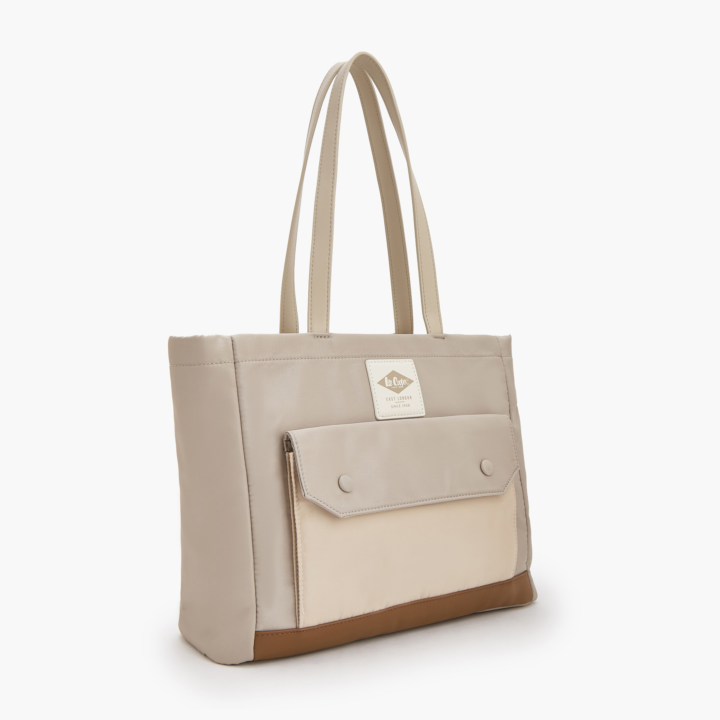 شنطة توتي سادة بسحاب إغلاق من لي كوبر-women-bagsandwallets-handbags-image-3