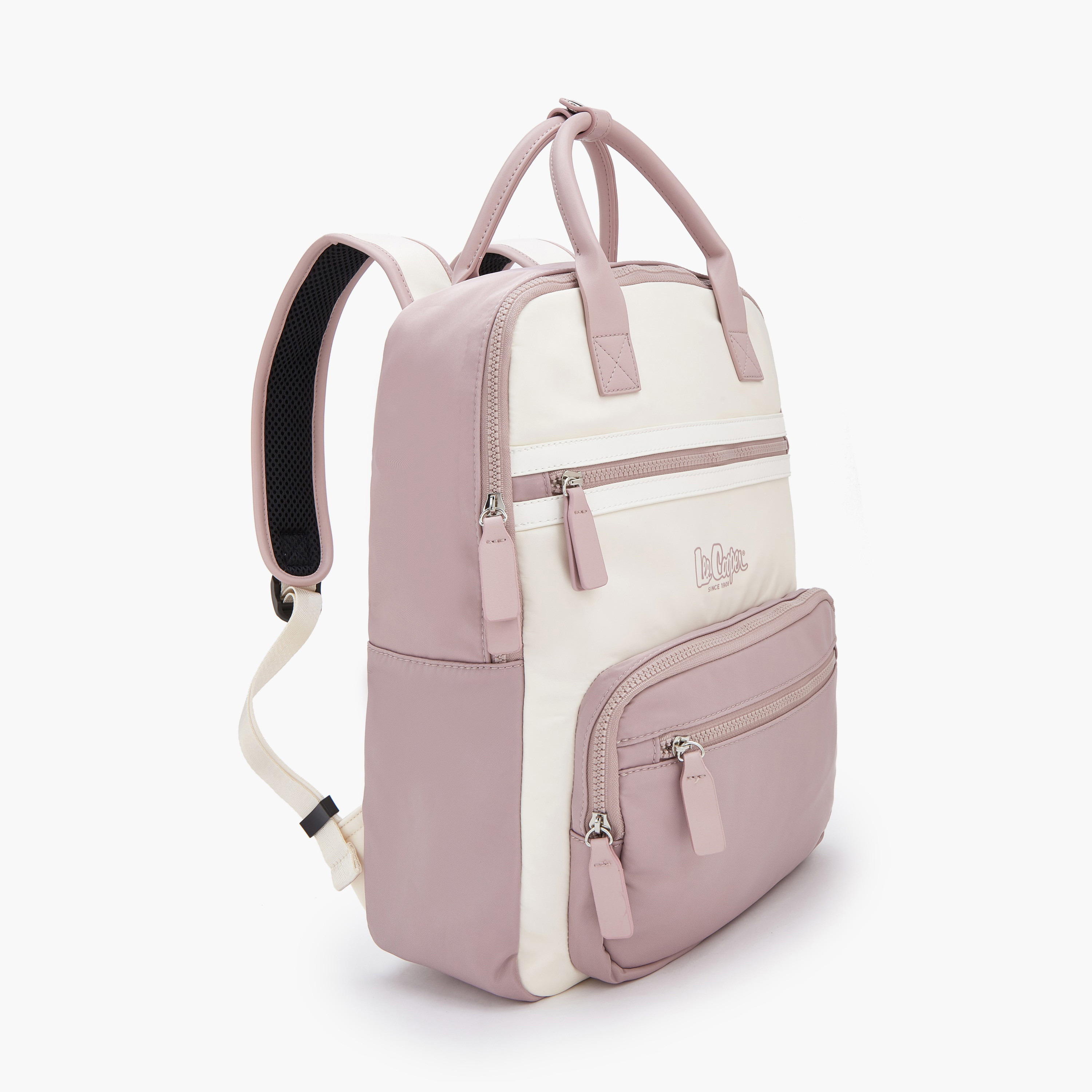 Lee Cooper Colourblock Backpack with Pencil Pouch-women-bagsandwallets-backpacks-image-2