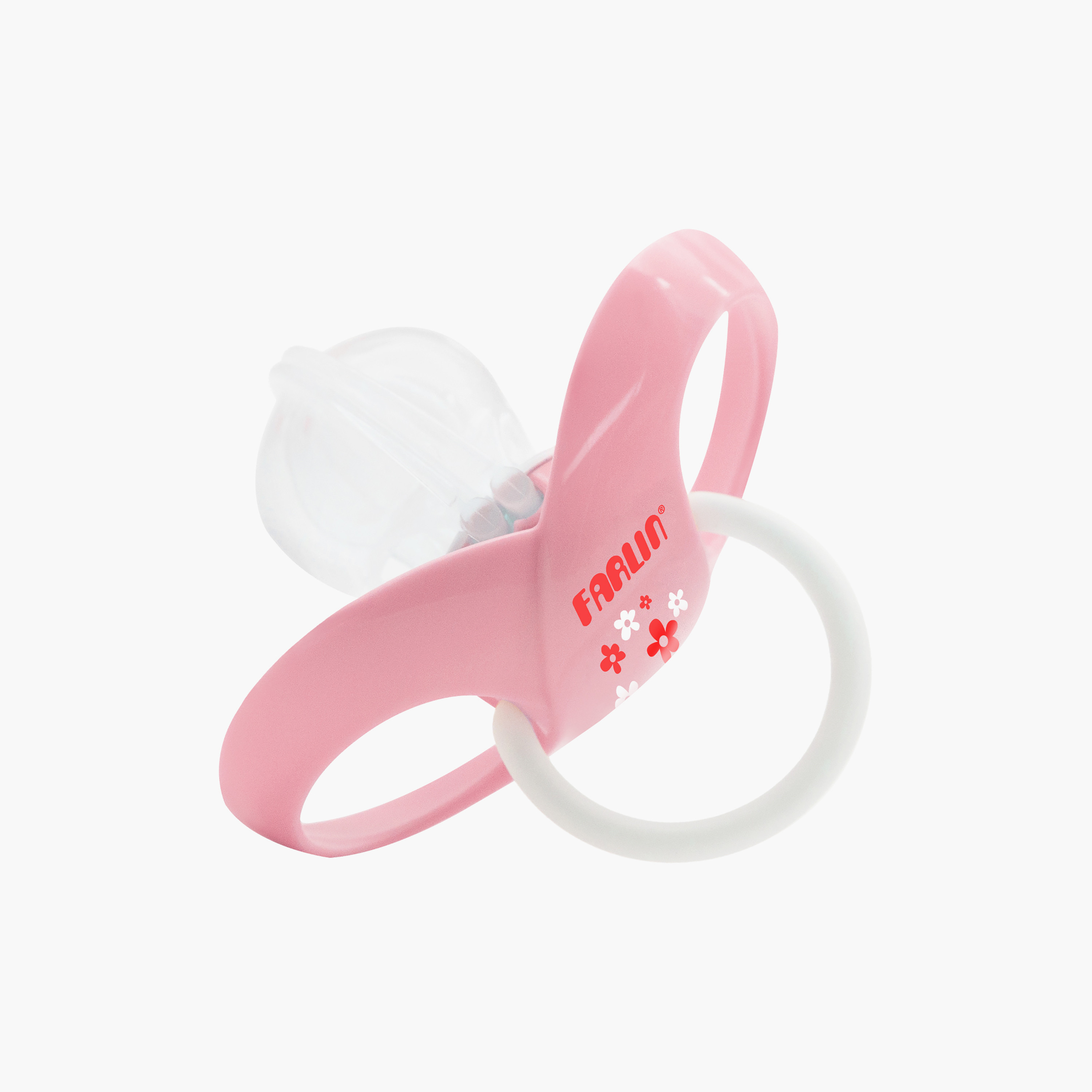 Farlin Silicone Auto Close Pacifier - Pink-baby-feeding-pacifiers-image-1