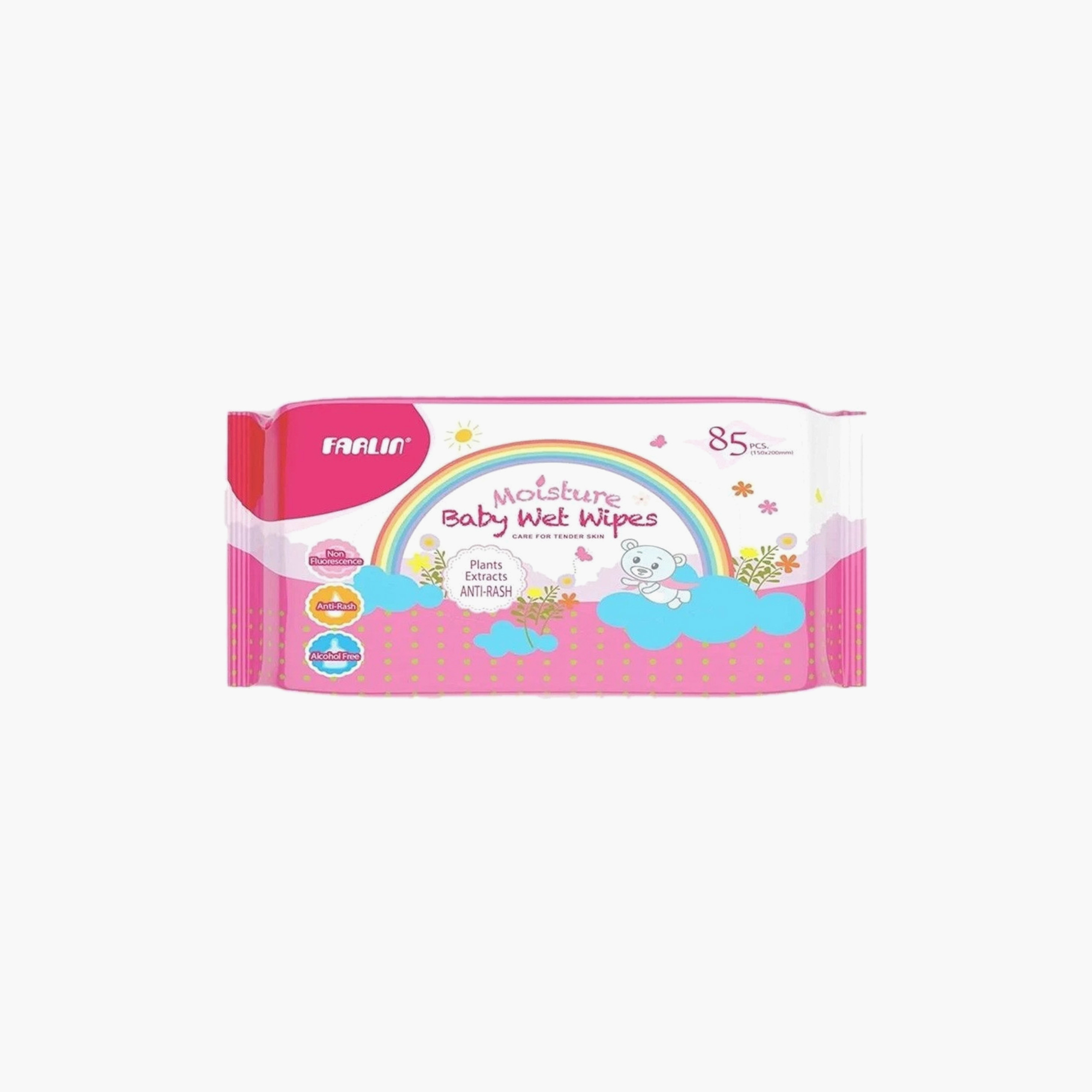 Farlin 85-Piece Moisture Anti-Rash Wet Wipes-baby-diapering-babywipes-image-1