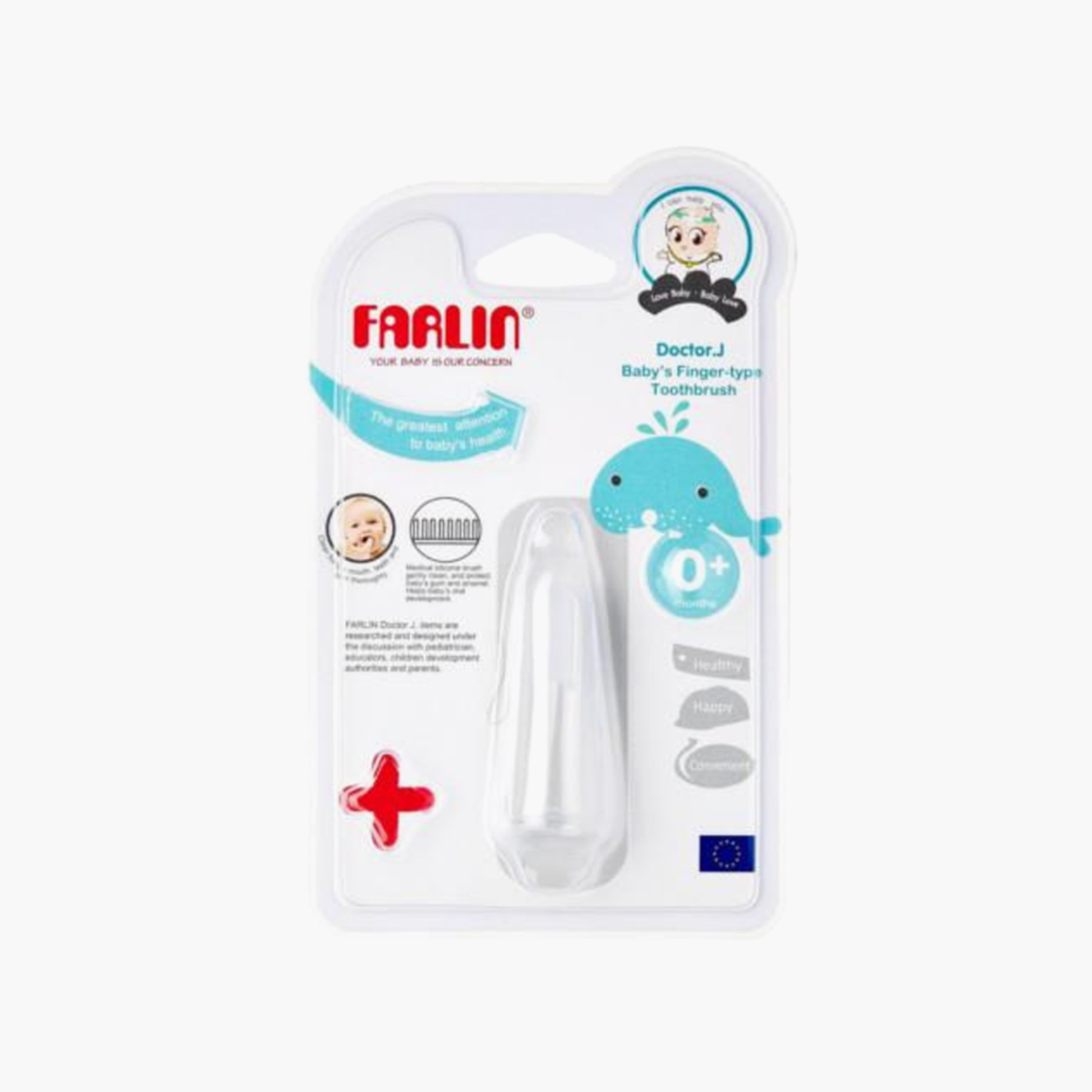 Farlin Doctor J Baby's Finger Type Toothbrush-baby-bathandcare-oralcare-image-4