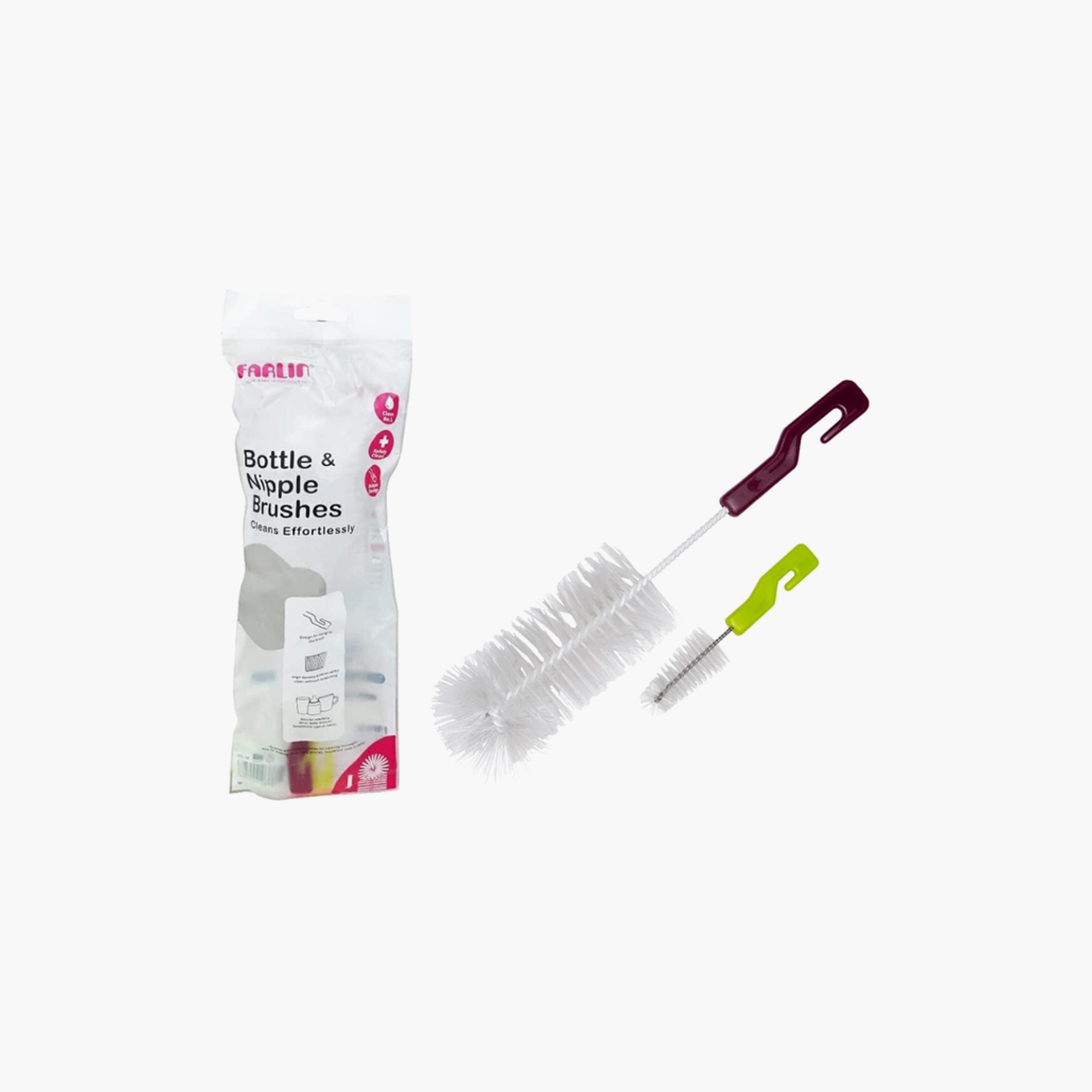 فرشاة زجاجات وحلمات نايلون ناعمة - أرجواني من فارلين-baby-feeding-accessories-image-4