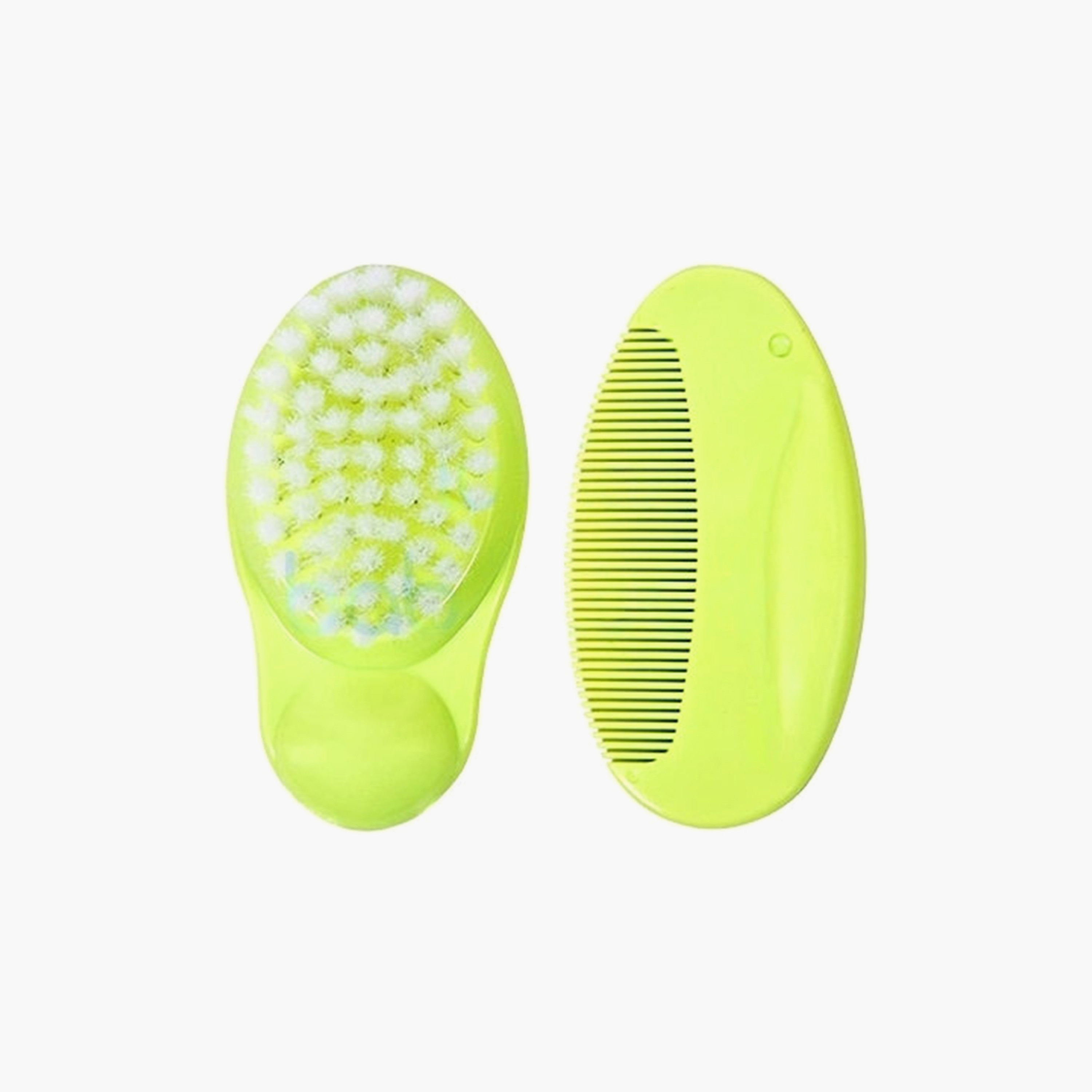 Farlin Doctor J Hair Comb & Brush Set - Green-baby-bathandcare-hairbodyskincare-image-1