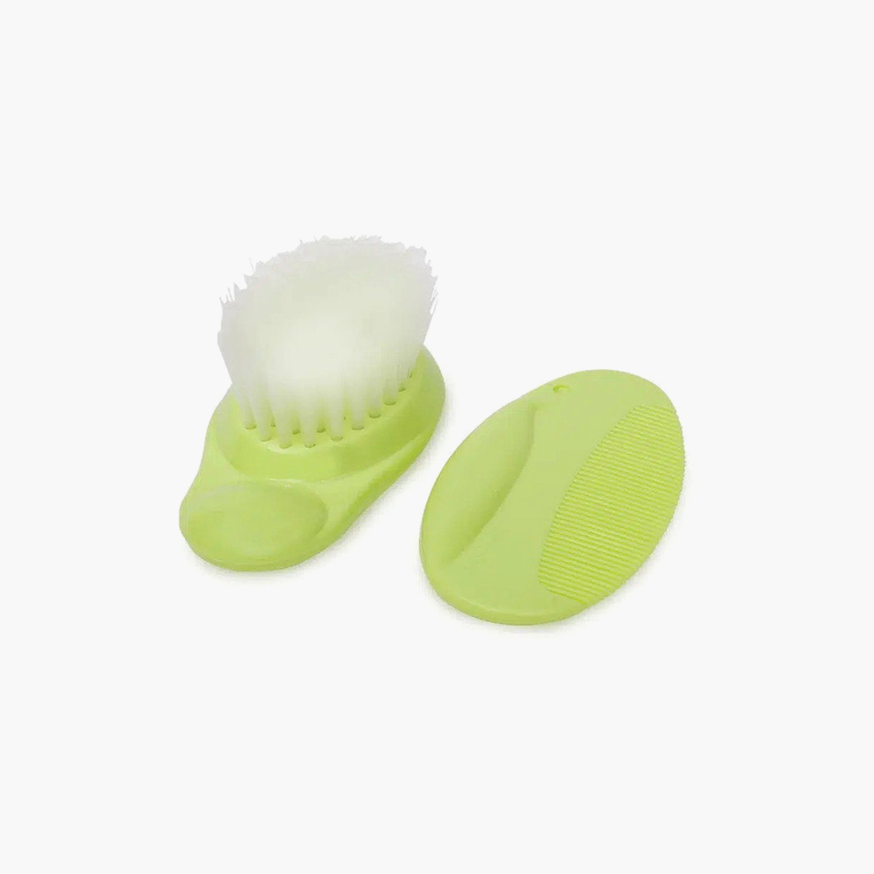 Farlin Doctor J Hair Comb & Brush Set - Green-baby-bathandcare-hairbodyskincare-image-2