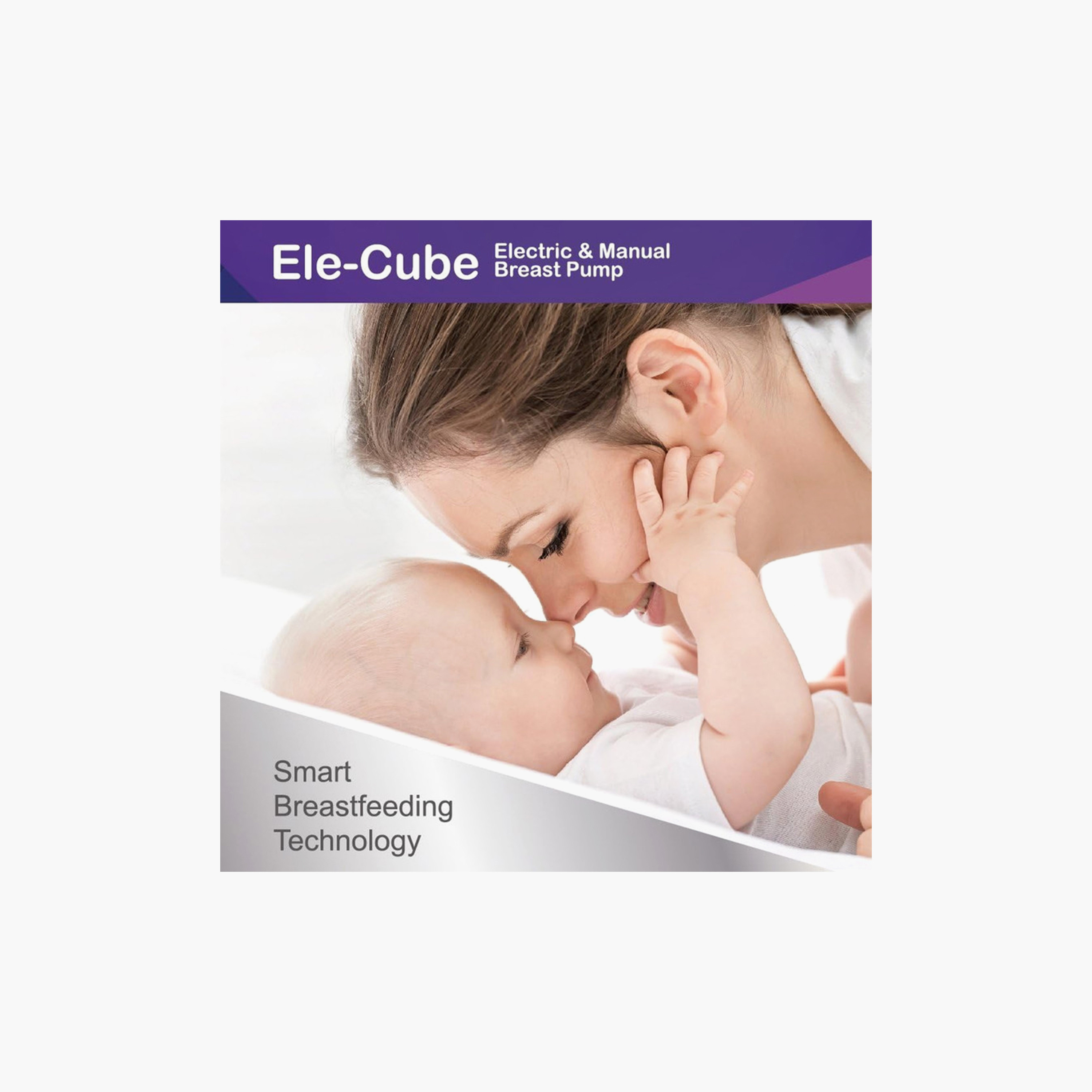 طقم مضخة ثدي كهربائية ويدوية "إيلي كيوب" من فارلين-baby-feeding-breastfeedingandcare-image-5