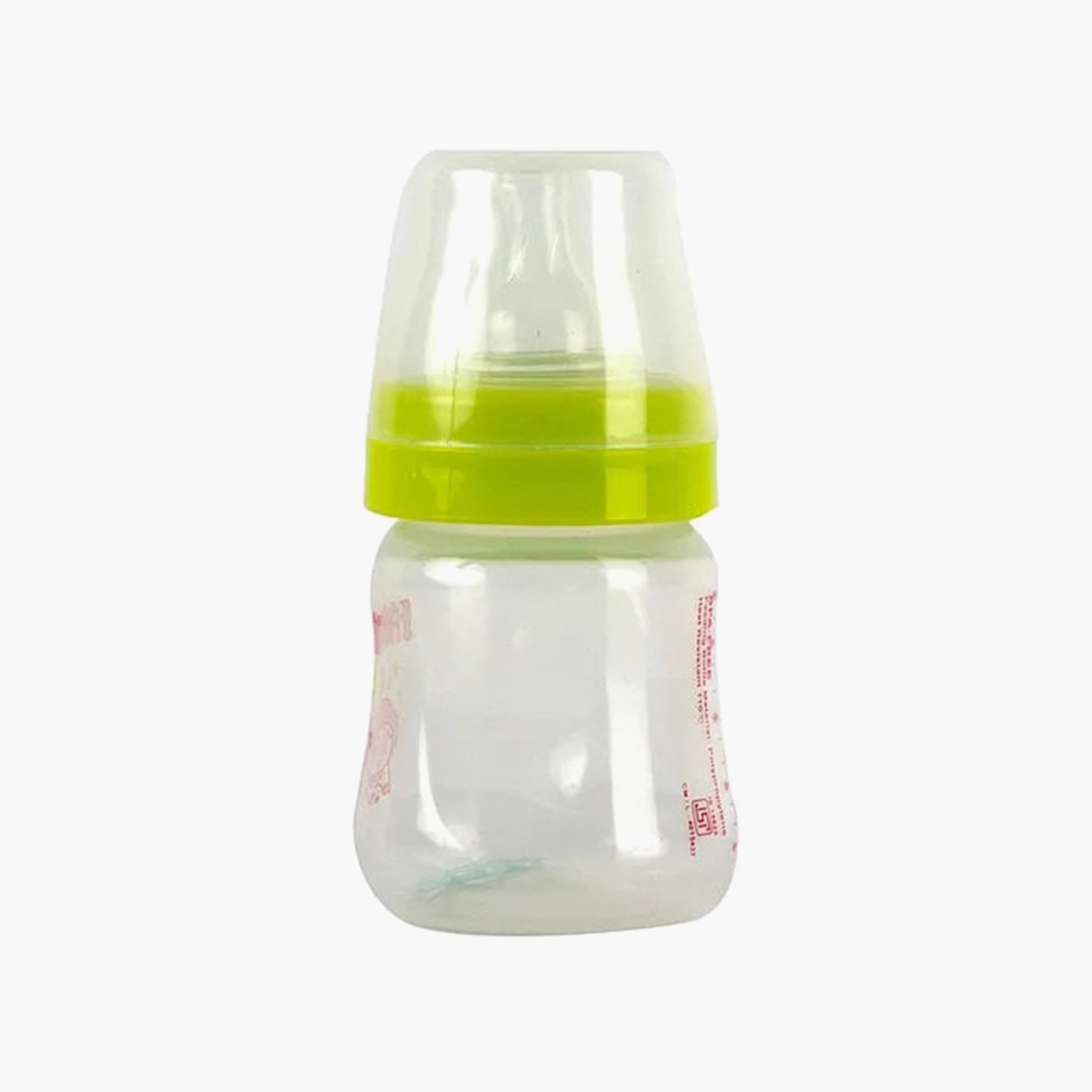 زجاجة رضاعة مضادة للمغص مع حلمة وغطاء - 150 مل - أخضر من فارلين-baby-feeding-feedingbottles-bottlesandteats-image-4