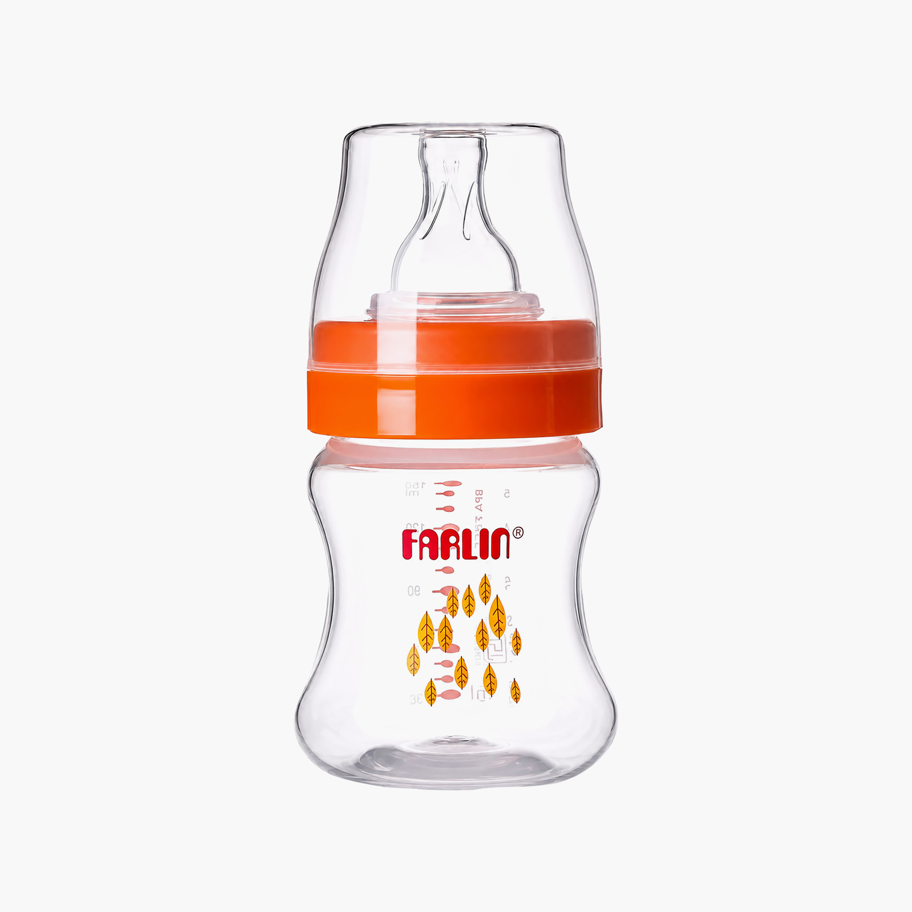 Farlin Anti-Colic Feeding Bottle with Teat & Cap - 150 ml - Green-baby-feeding-feedingbottles-bottlesandteats-image-1