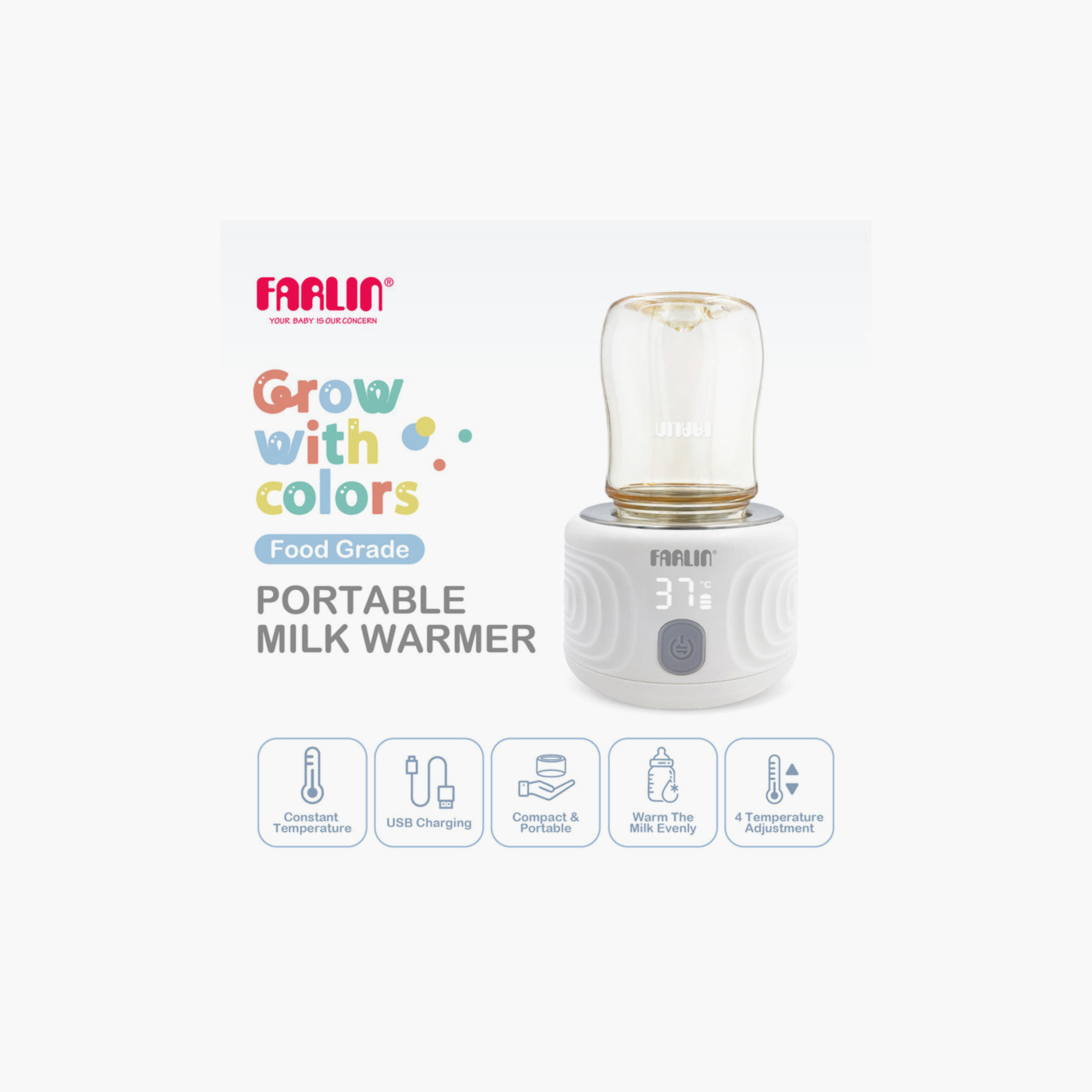 Farlin Grow With Color Portable Milk Warmer-baby-feeding-sterilizersandwarmers-image-11