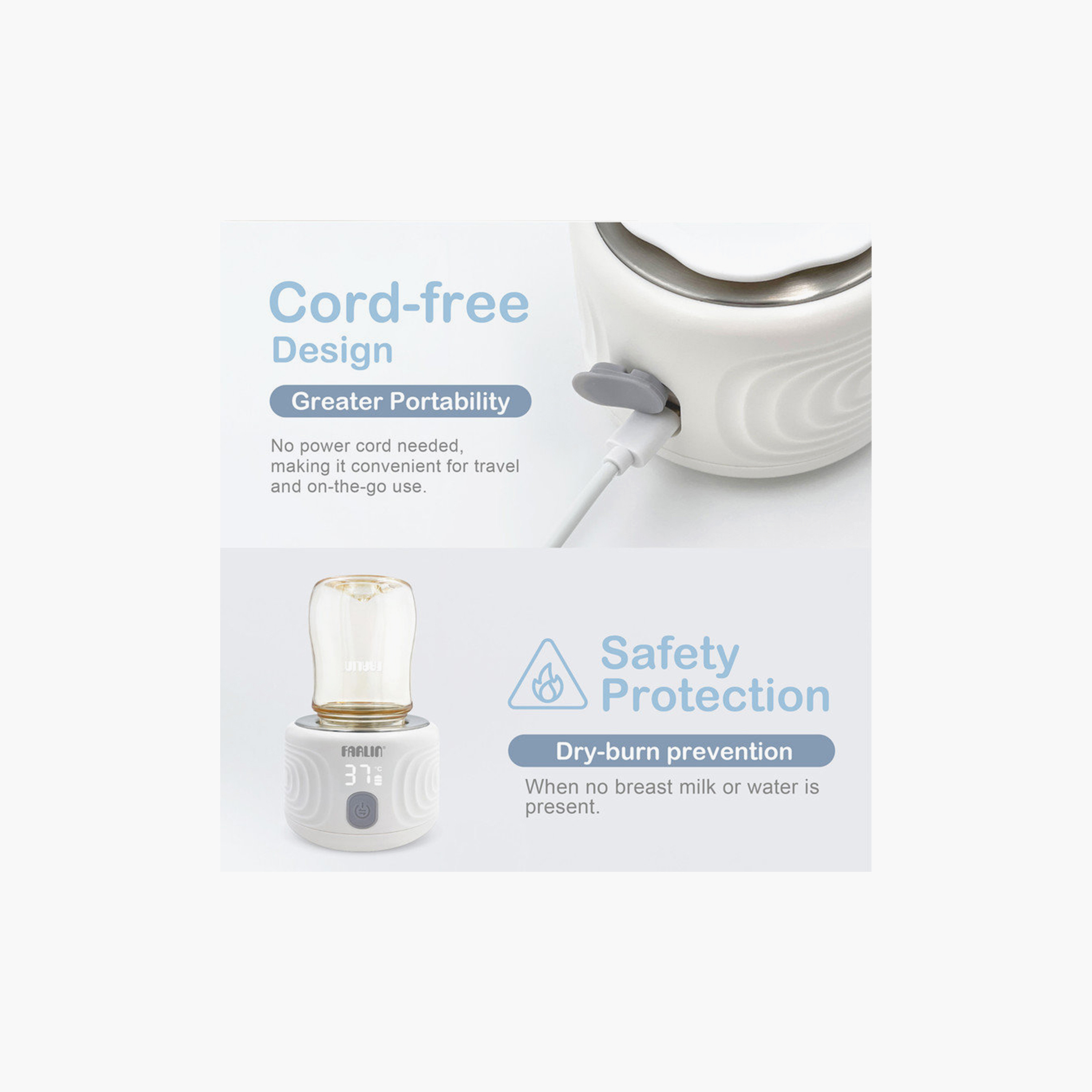 Farlin Grow With Color Portable Milk Warmer-baby-feeding-sterilizersandwarmers-image-3