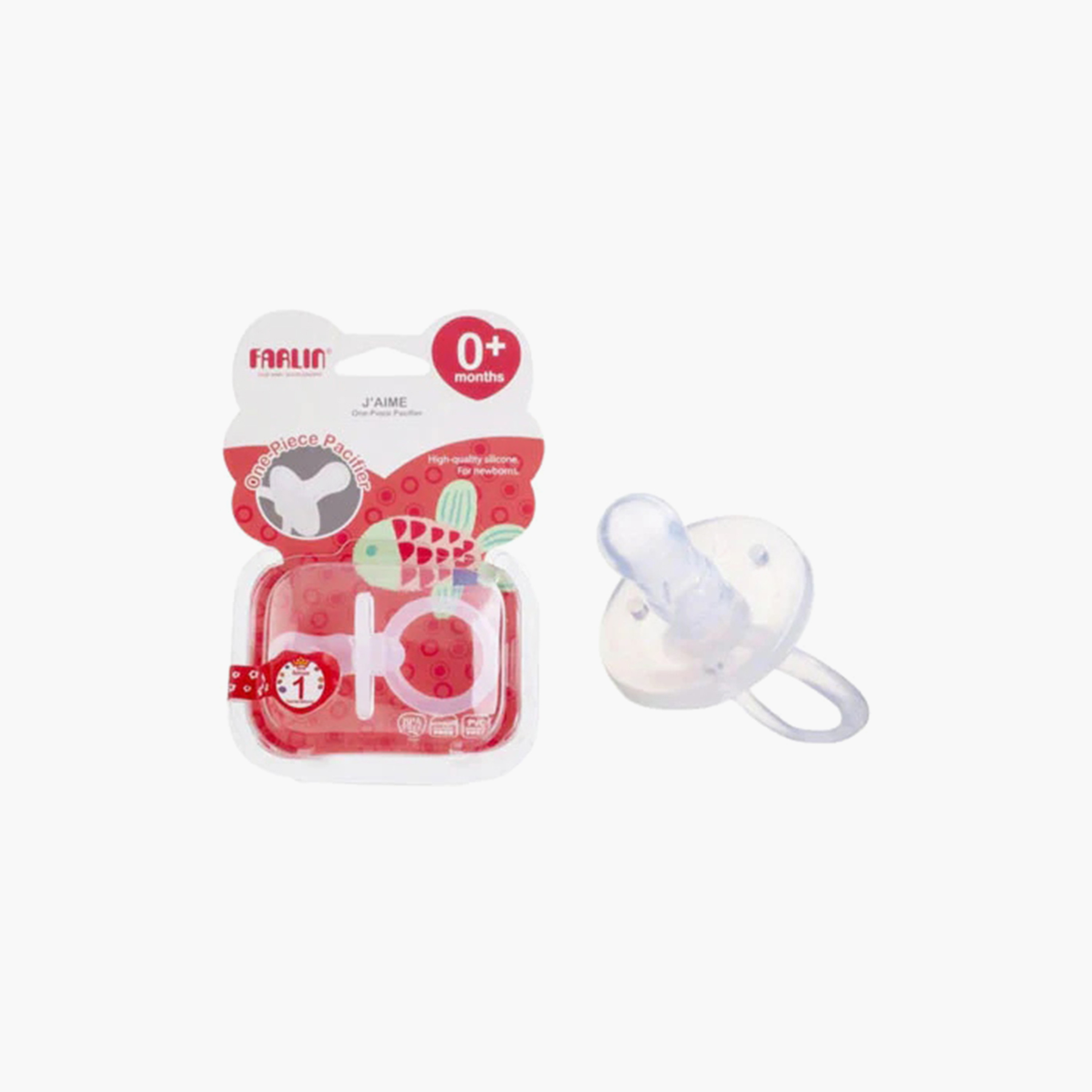 Farlin Silicone One Piece Pacifier-baby-feeding-pacifiers-image-2