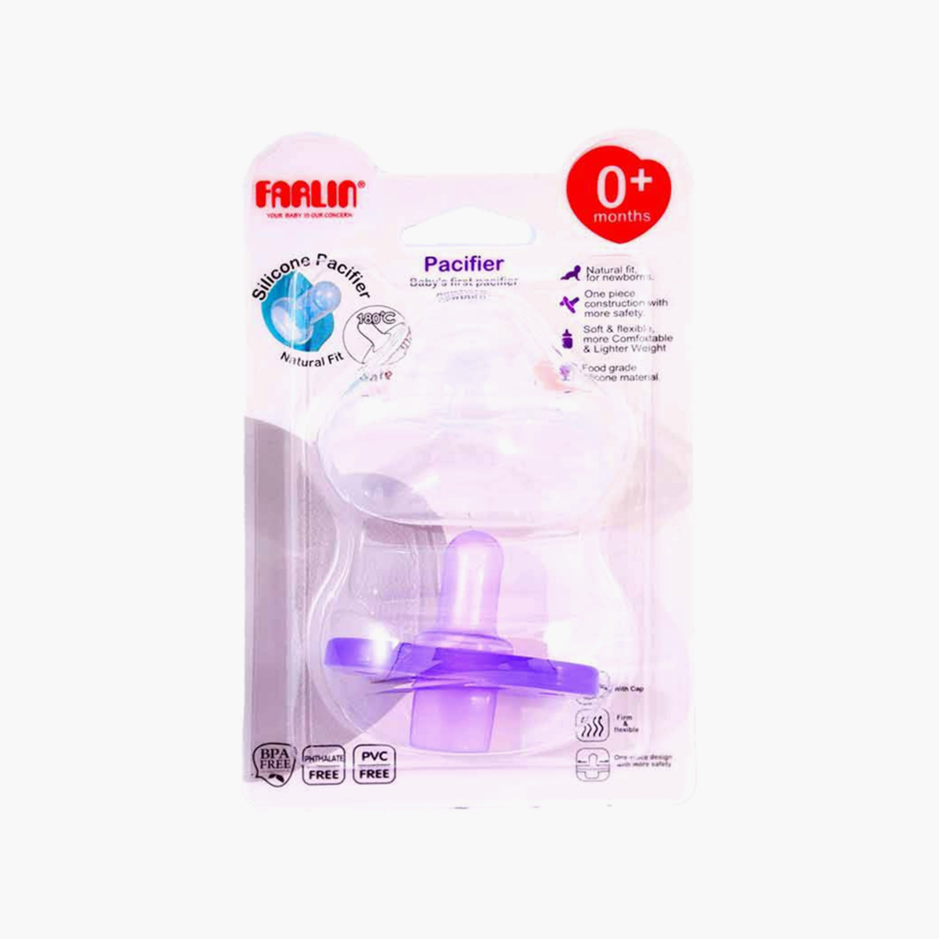 Farlin Silicone First Pacifier - Purple-baby-feeding-pacifiers-image-6