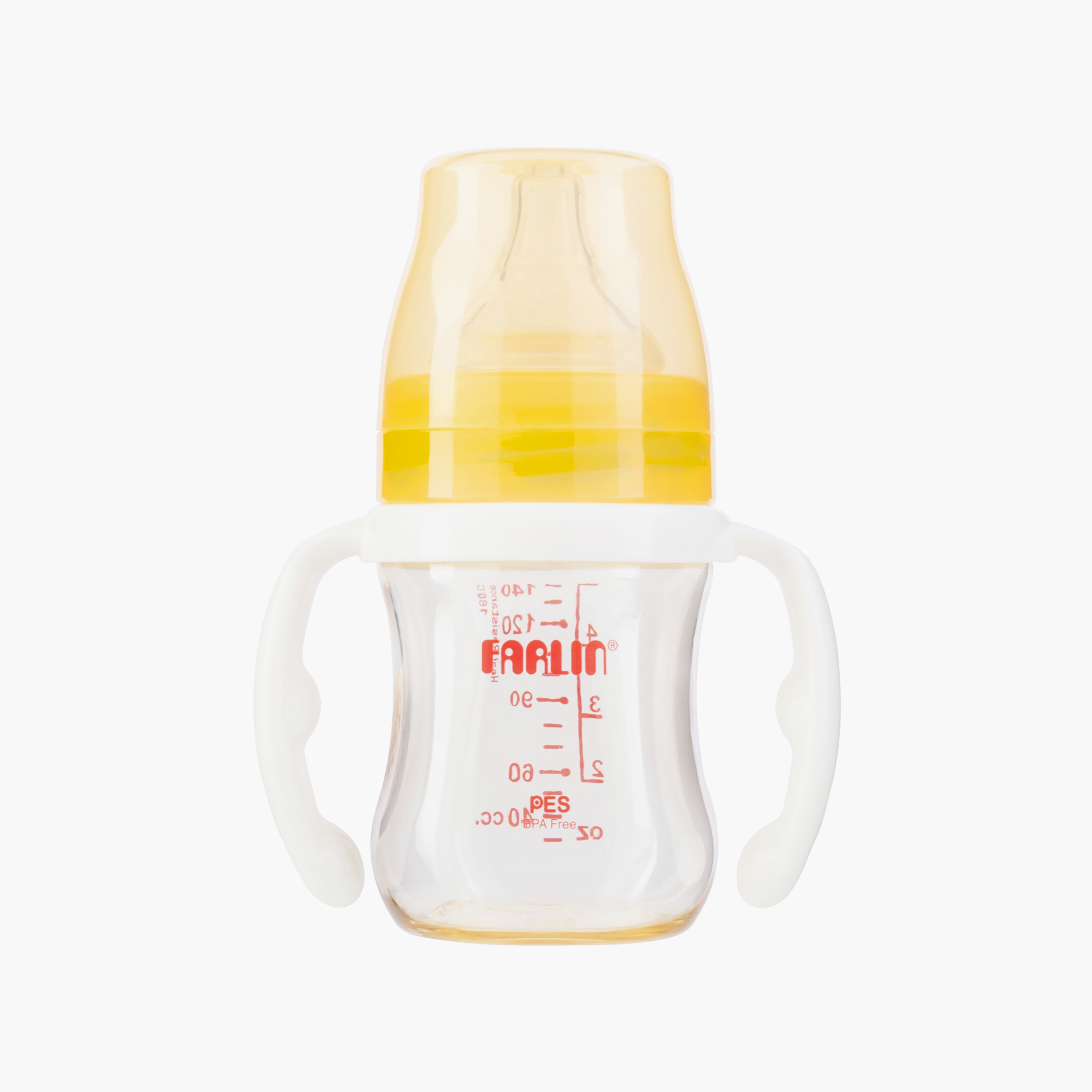زجاجة رضاعة مع يد وحلمة وغطاء - 140 مل من فارلين-baby-feeding-feedingbottles-bottlesandteats-image-1