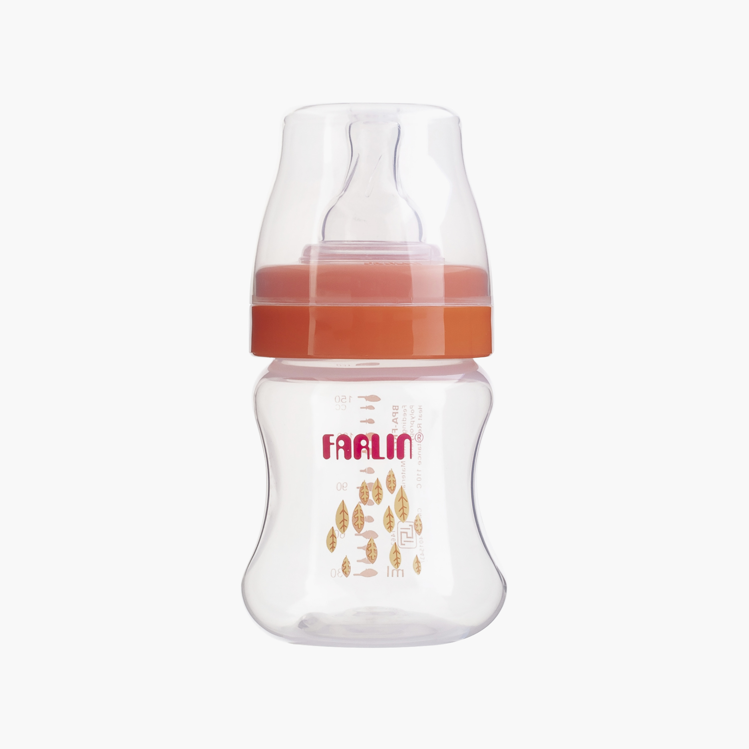 Farlin Anti-Colic Wide Neck Feeding Bottle with Teat & Cap - 150 ml-baby-feeding-feedingbottles-bottlesandteats-image-1