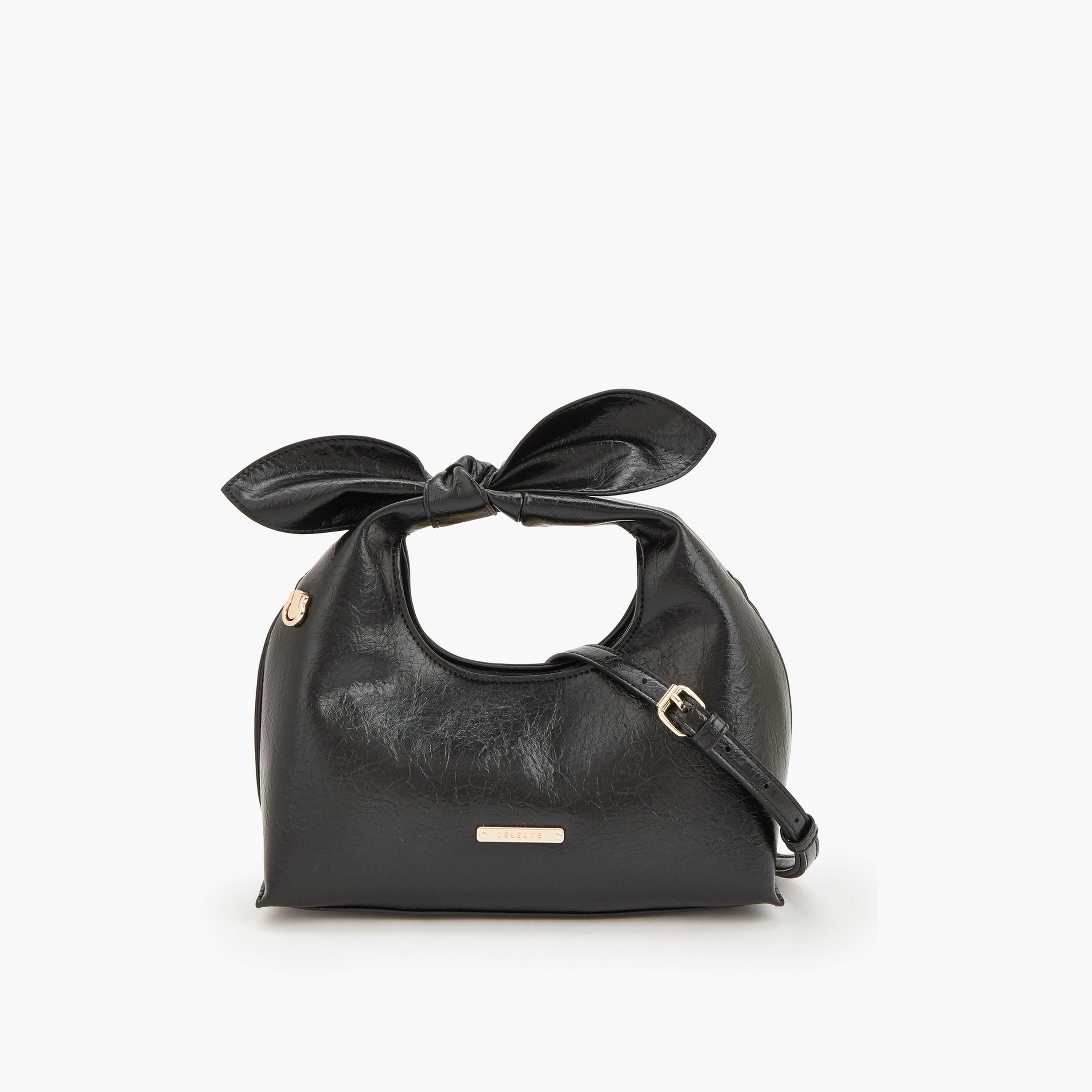 Celeste Bow Detail Crossbody Bag with Detachable Strap-women-bagsandwallets-handbags-image-1