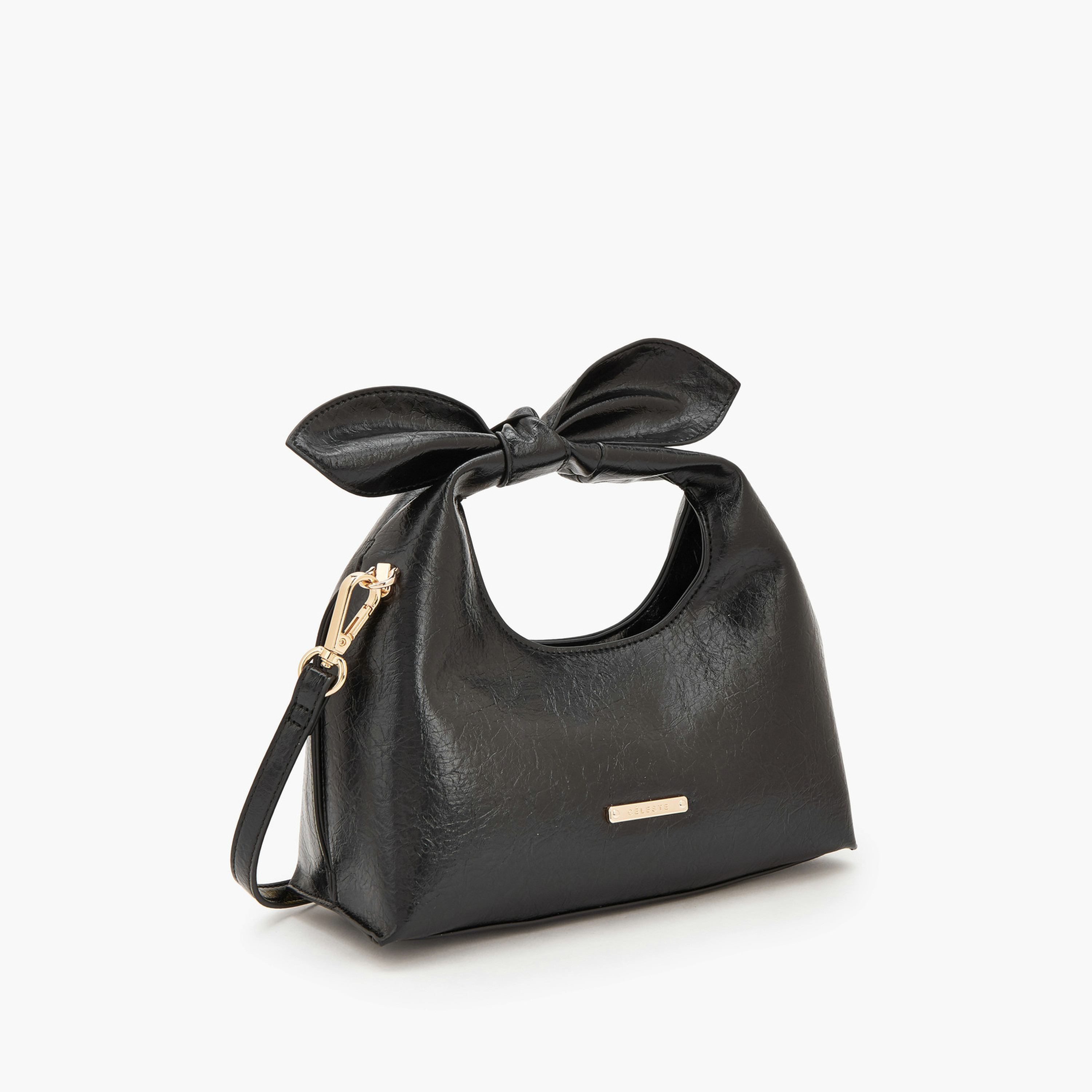 Celeste Bow Detail Crossbody Bag with Detachable Strap-women-bagsandwallets-handbags-image-3