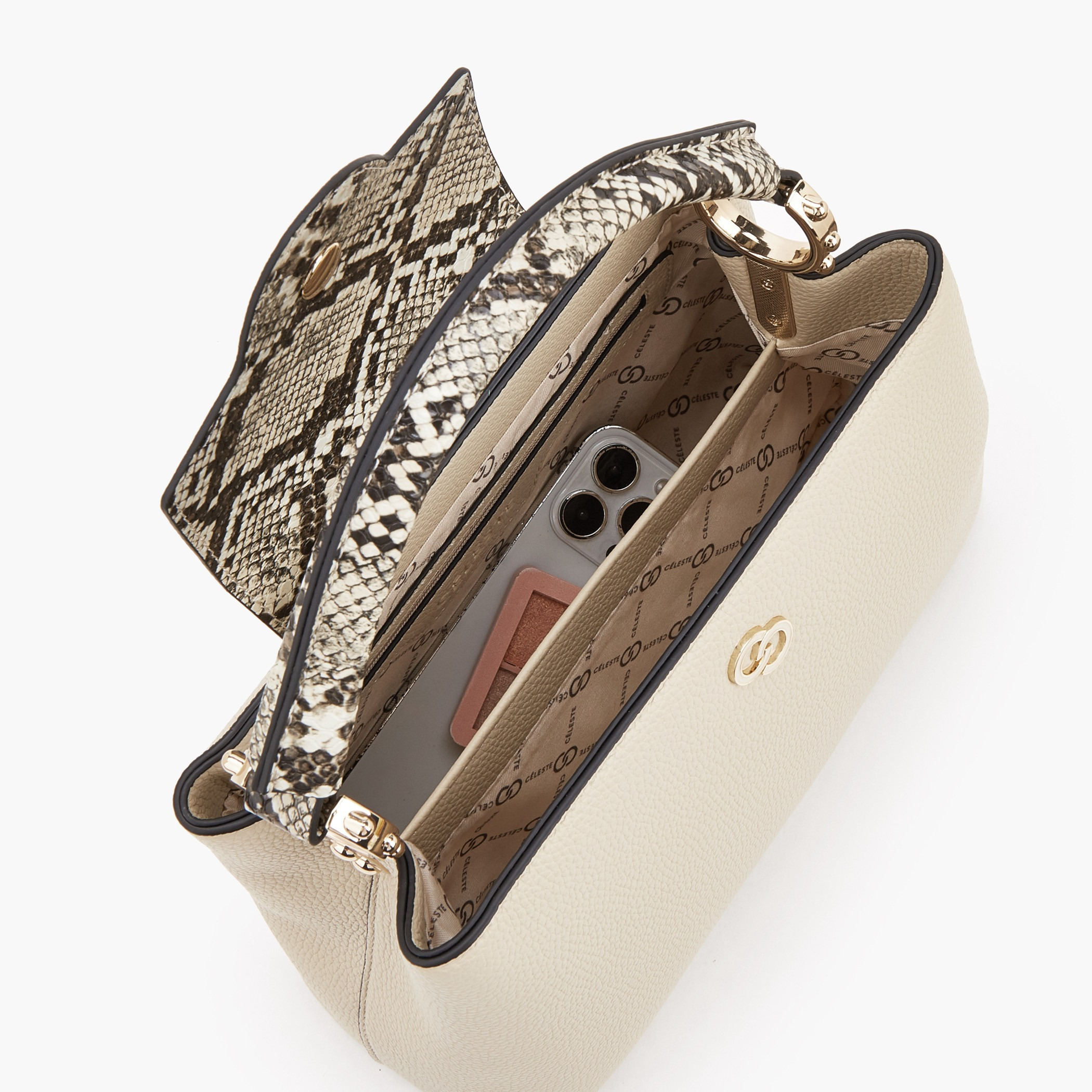 شنطة توت بملمس بارز مع حزام قابل للإزالة من سيليست-women-bagsandwallets-handbags-image-7