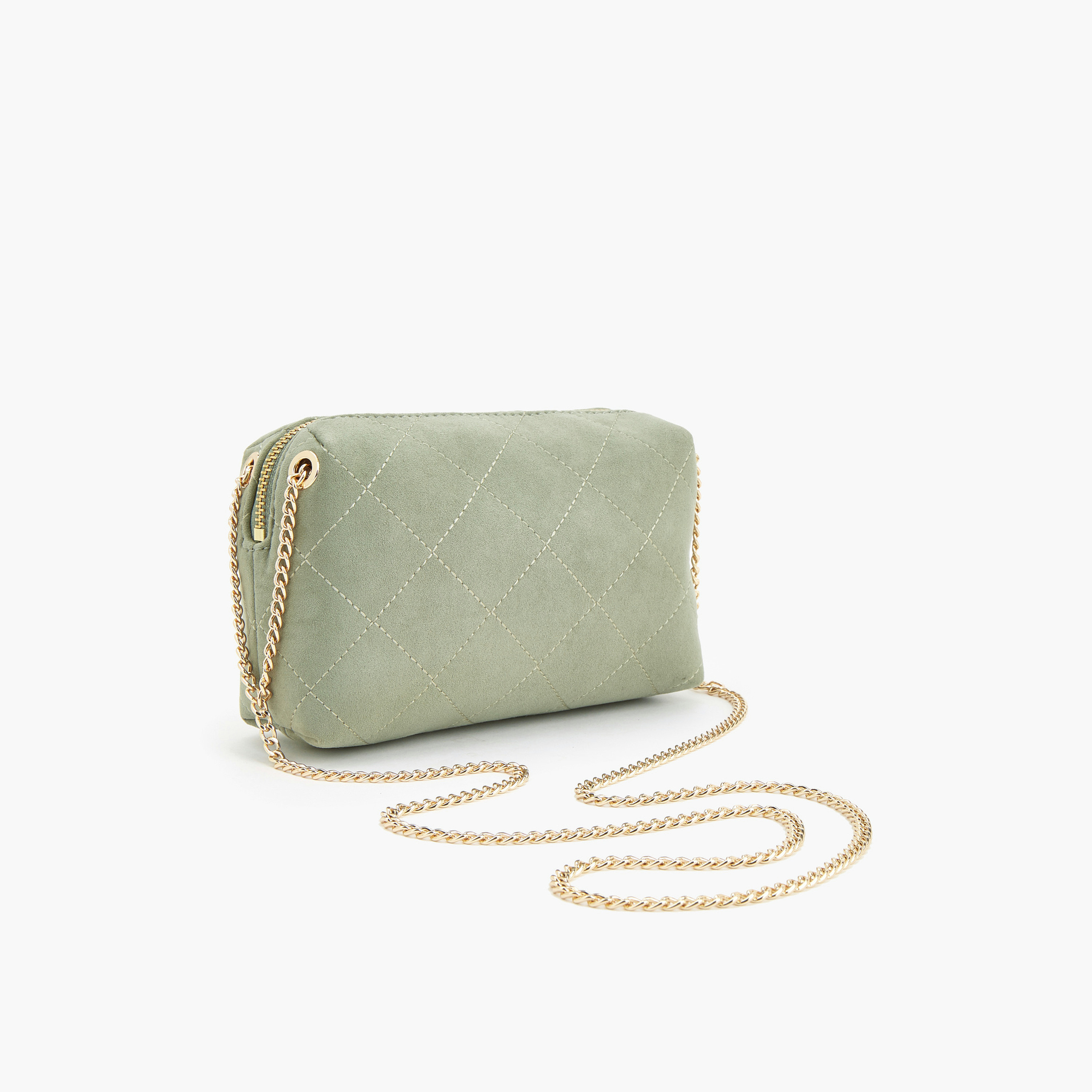 Celeste Quilted Suede Crossbody Bag with Zip Closure-women-bagsandwallets-handbags-image-4
