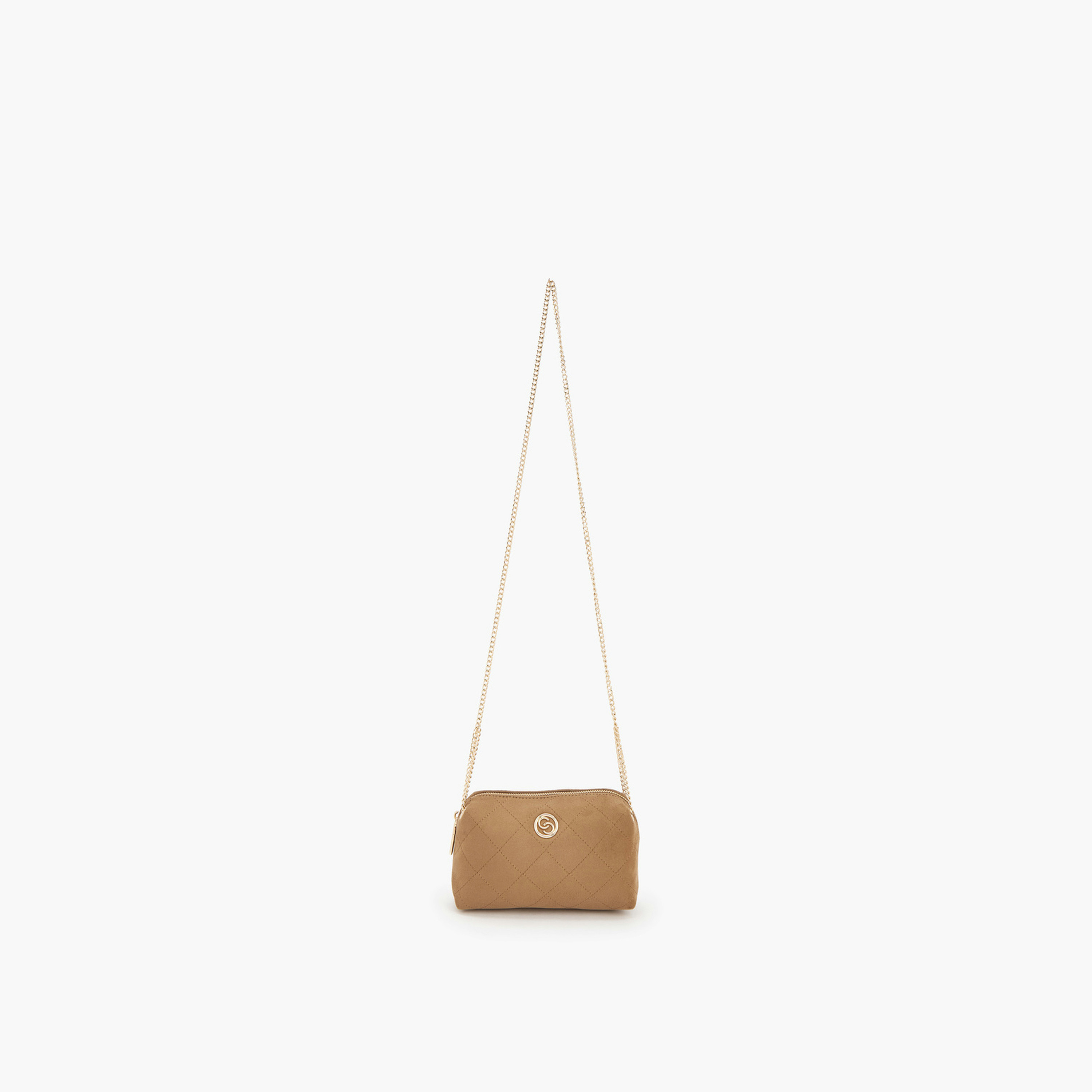 Celeste Quilted Suede Crossbody Bag with Zip Closure-women-bagsandwallets-handbags-image-2