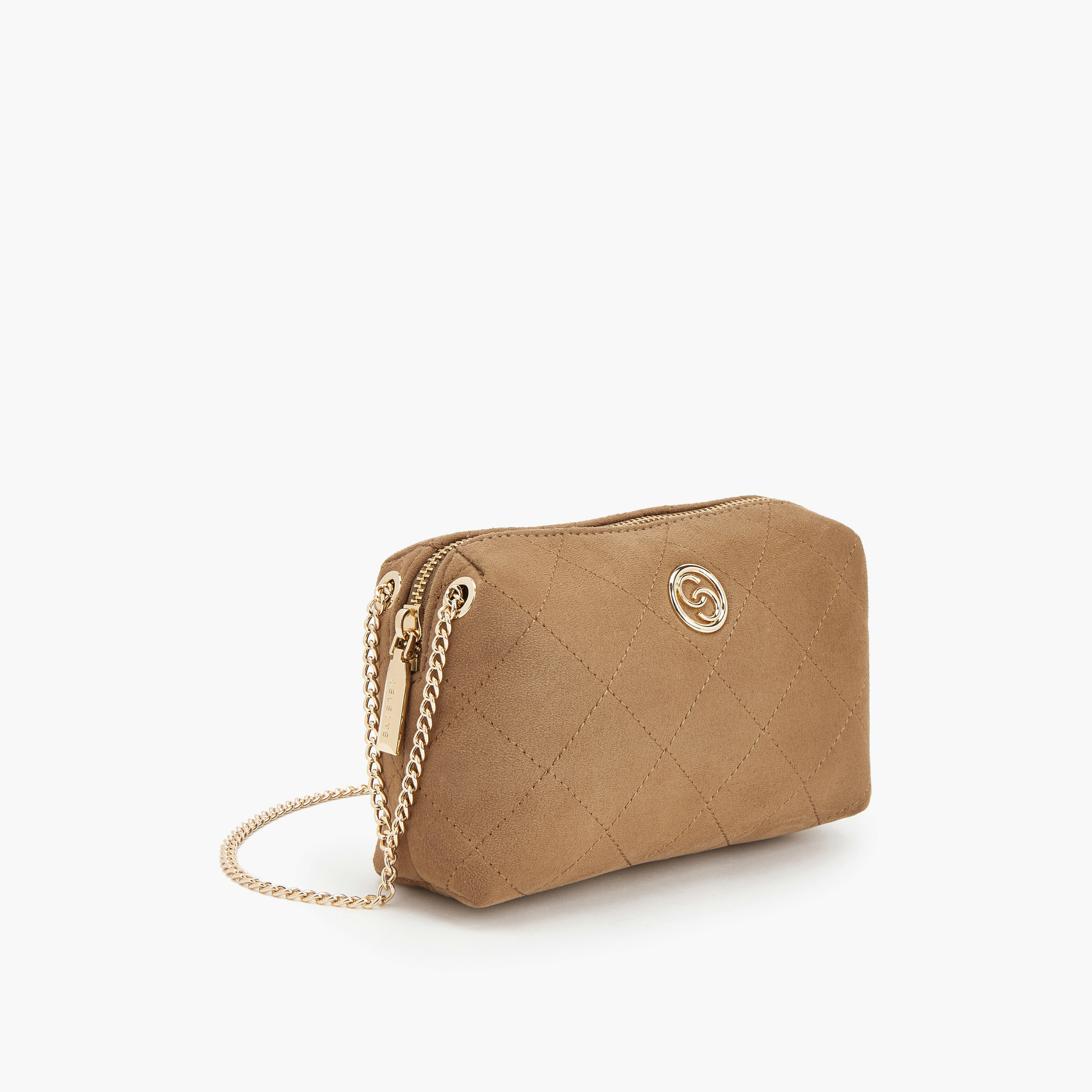 Celeste Quilted Suede Crossbody Bag with Zip Closure-women-bagsandwallets-handbags-image-3