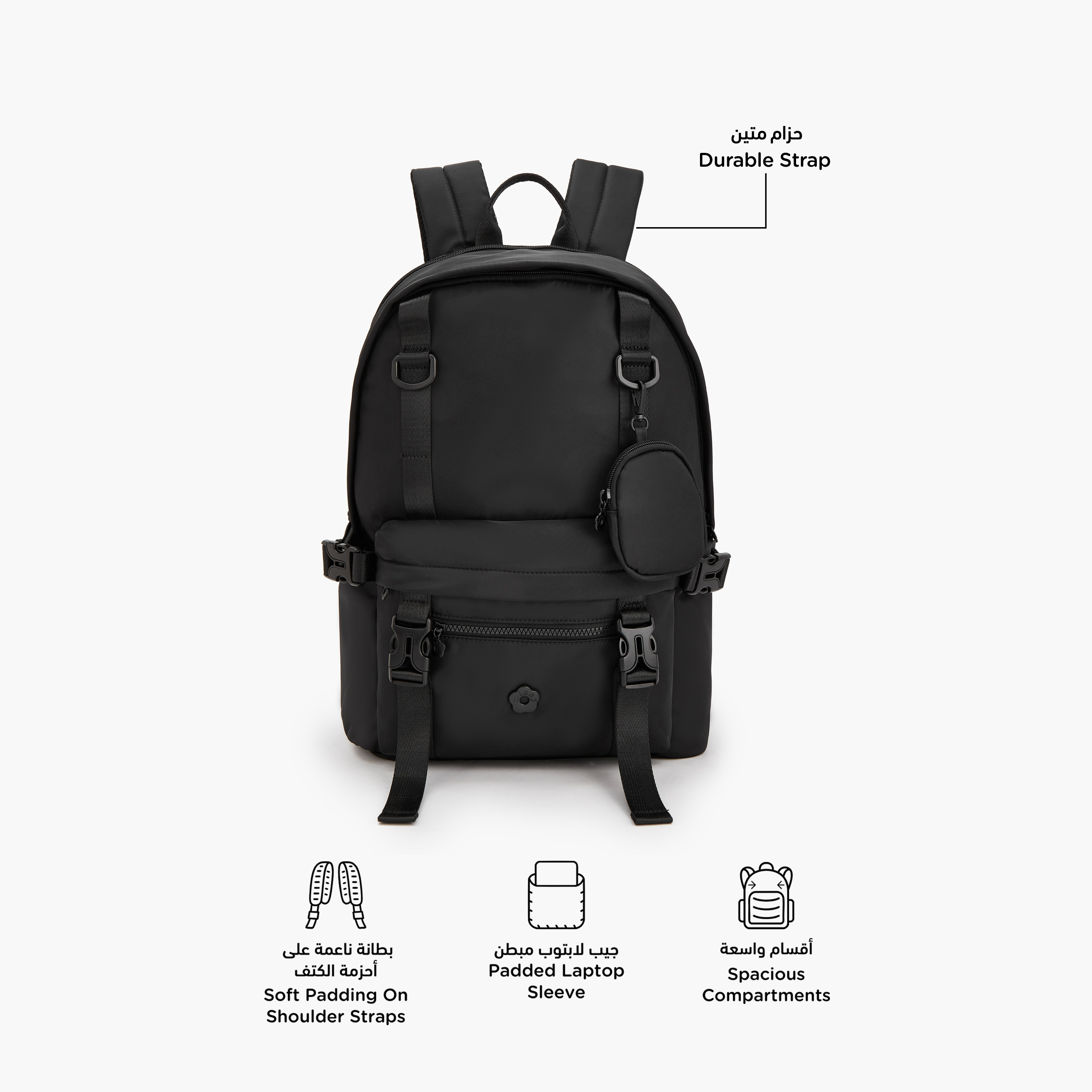 شنطة ظهر تكتيكية عملية سادة مع محفظة إضافية من ميسي-school-bagsandbackpacks-backpacks-image-5