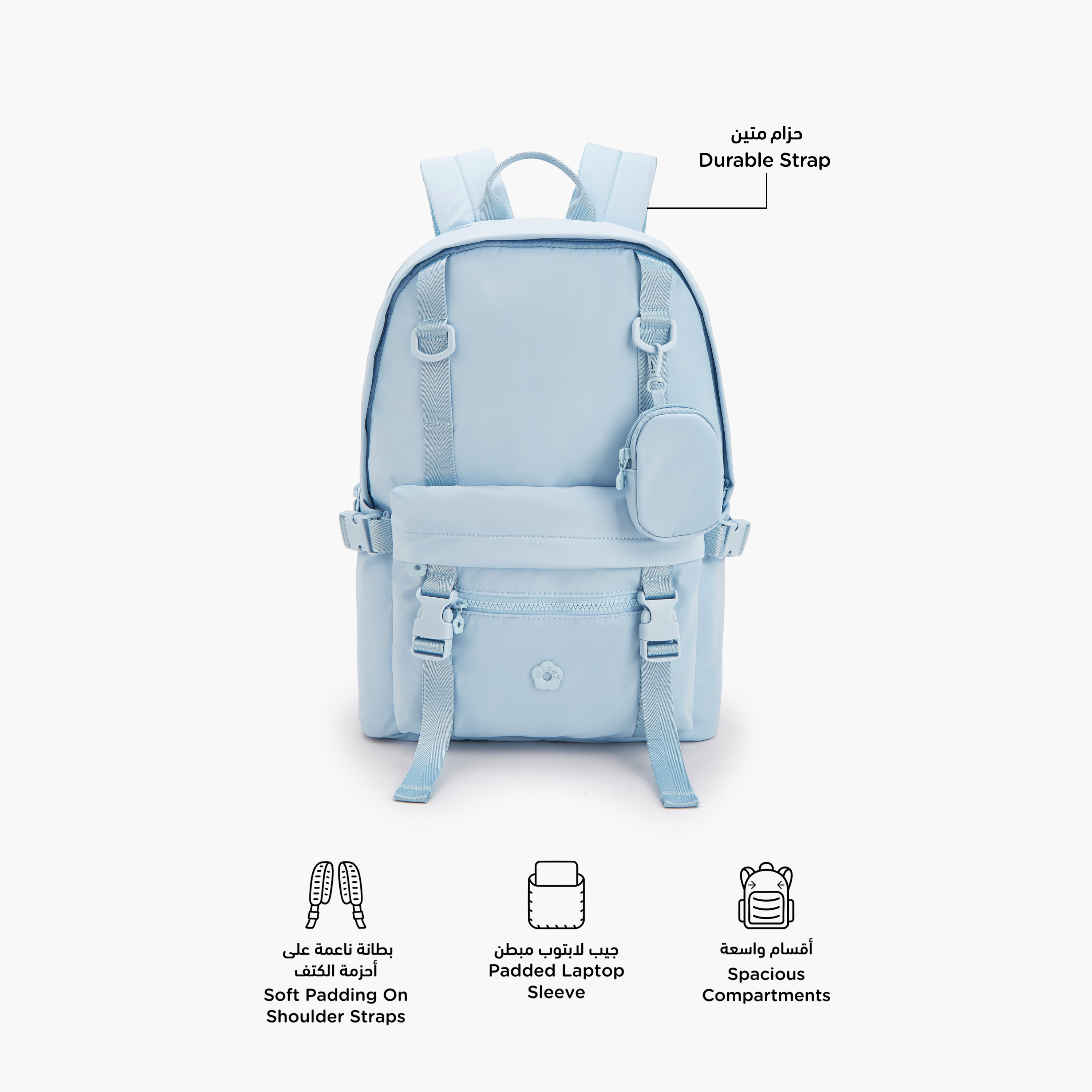 شنطة ظهر تكتيكية عملية سادة مع محفظة إضافية من ميسي-school-bagsandbackpacks-backpacks-image-2