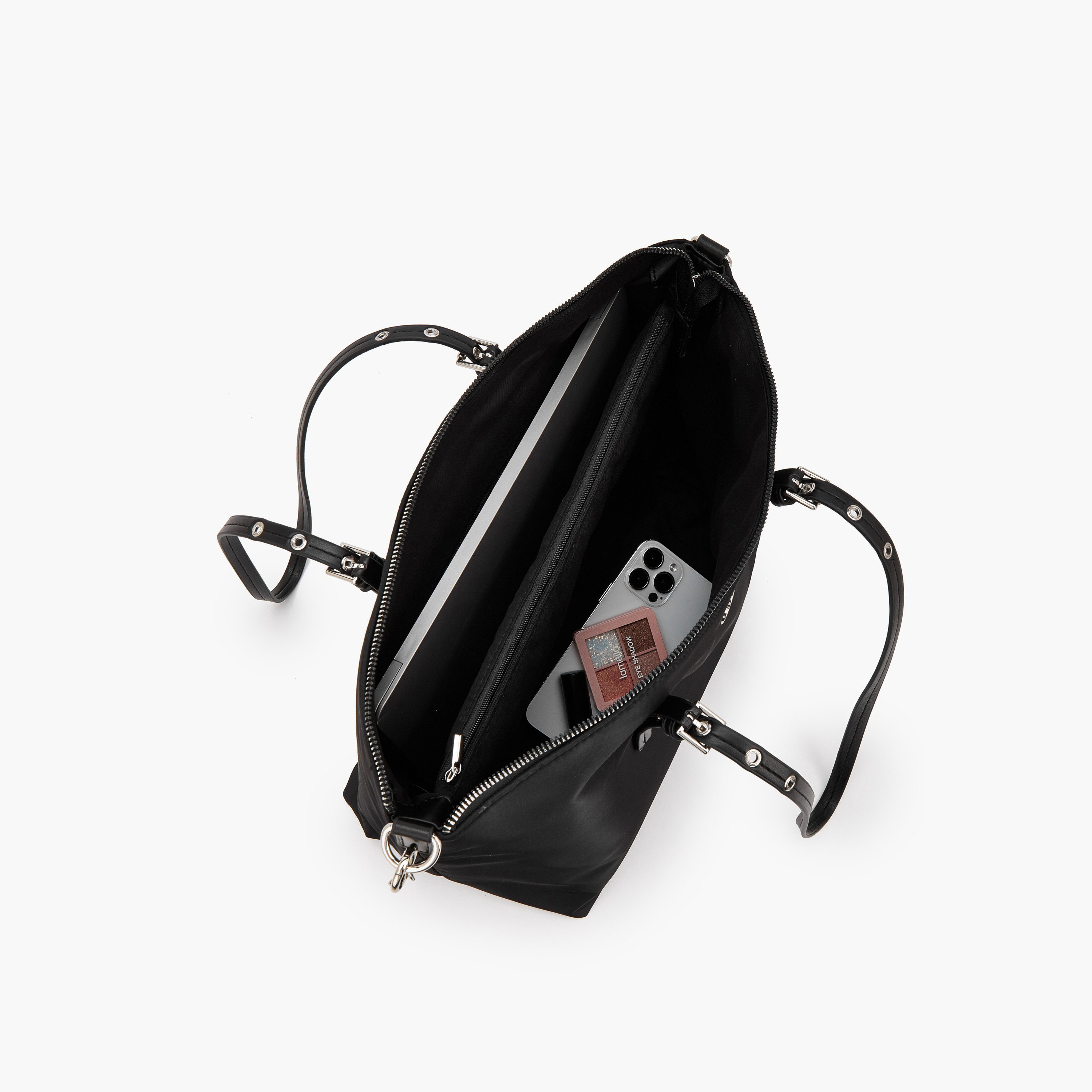 Missy Solid Tote Bag with Zip Closure-women-bagsandwallets-handbags-image-7
