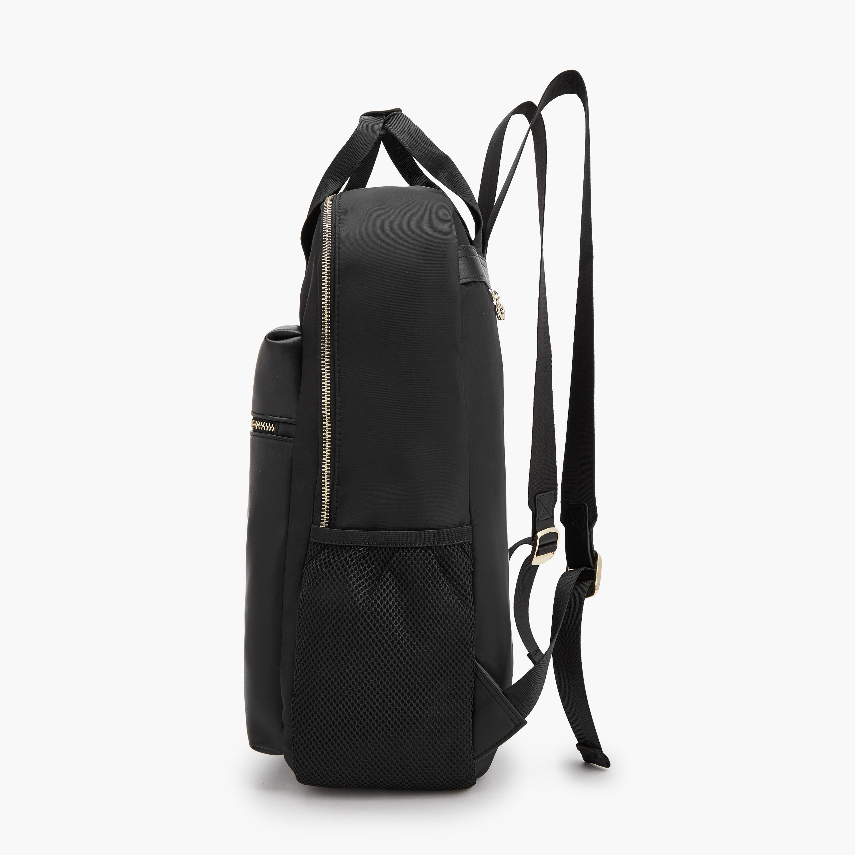 Missy Solid Backpack with Adjustable Shoulder Straps-women-bagsandwallets-backpacks-image-3