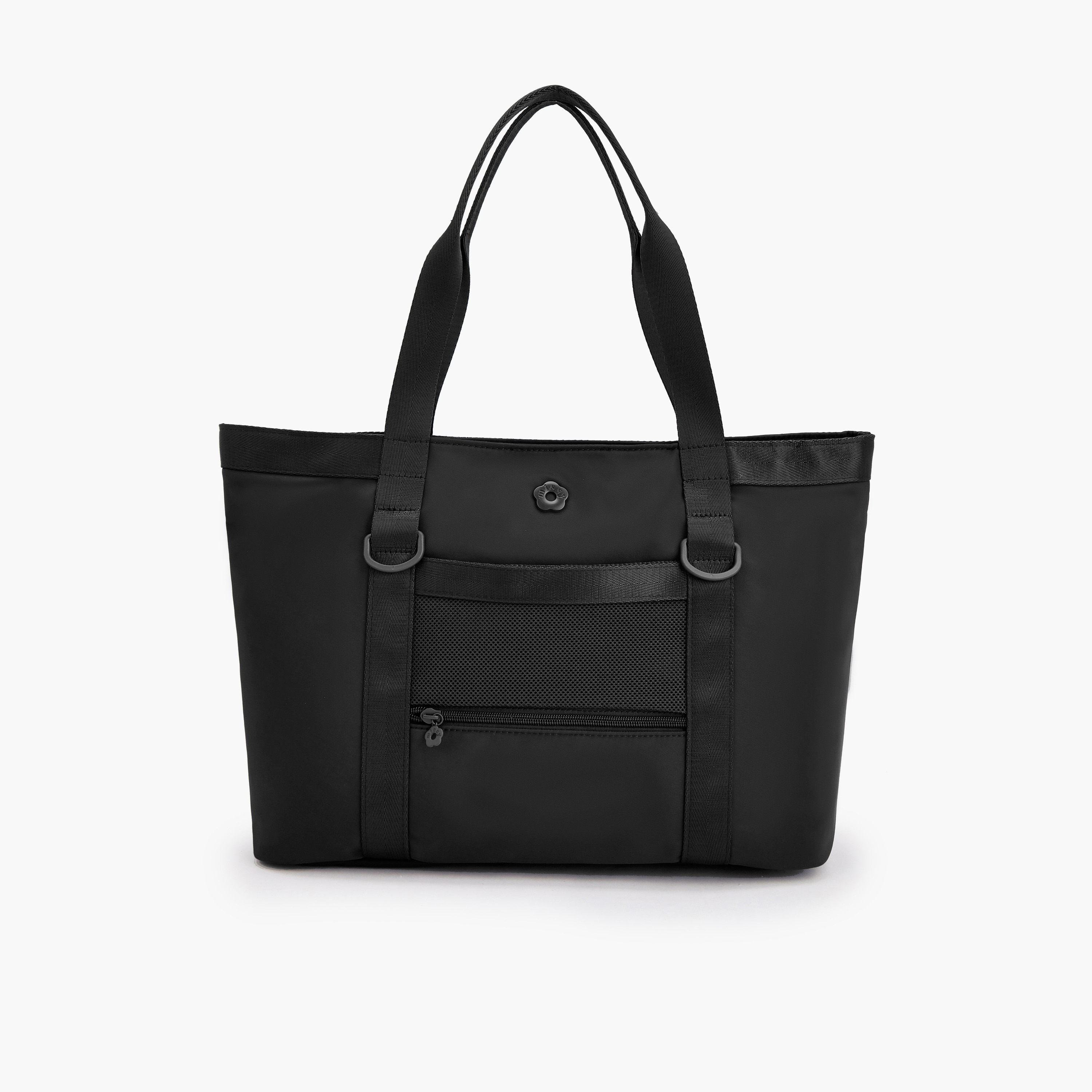 Missy Solid Tote Bag with Zip Closure-women-bagsandwallets-handbags-image-1
