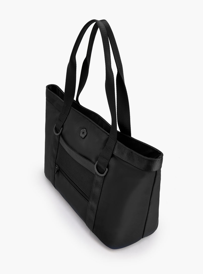 Missy Solid Tote Bag with Zip Closure-women-bagsandwallets-handbags-image-2