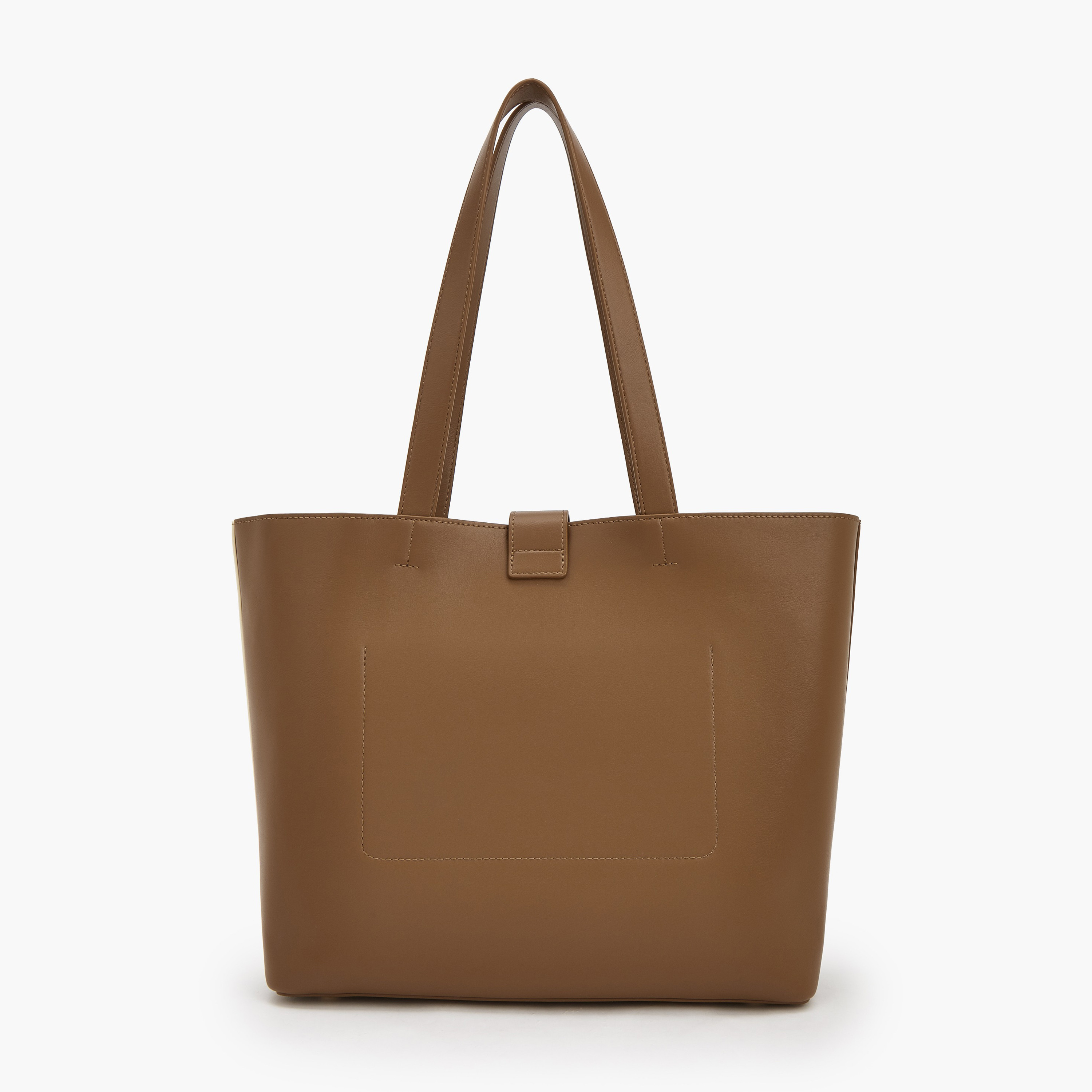 Le Confort Panelled Tote Bag with Pouch-women-bagsandwallets-handbags-image-3