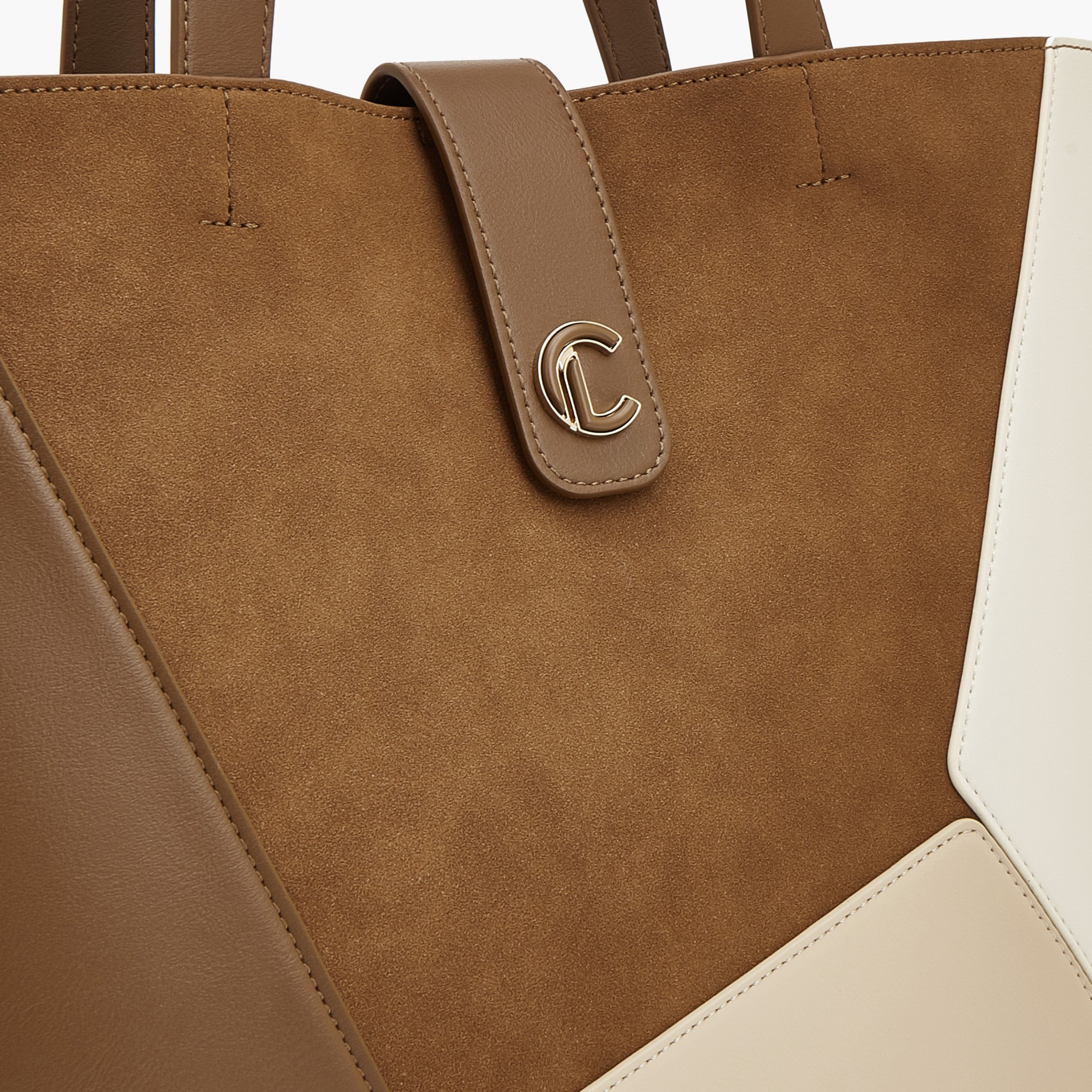 Le Confort Panelled Tote Bag with Pouch-women-bagsandwallets-handbags-image-5