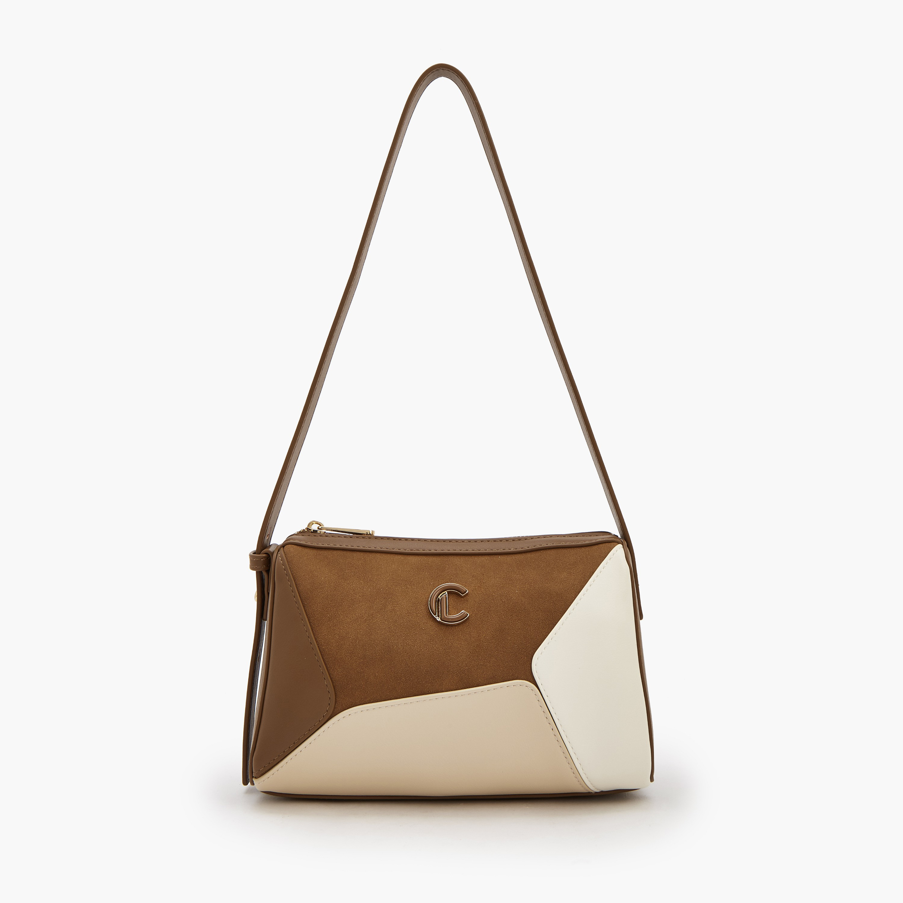 Le Confort Colourblock Crossbody Bag with Zip Closure-women-bagsandwallets-handbags-image-2