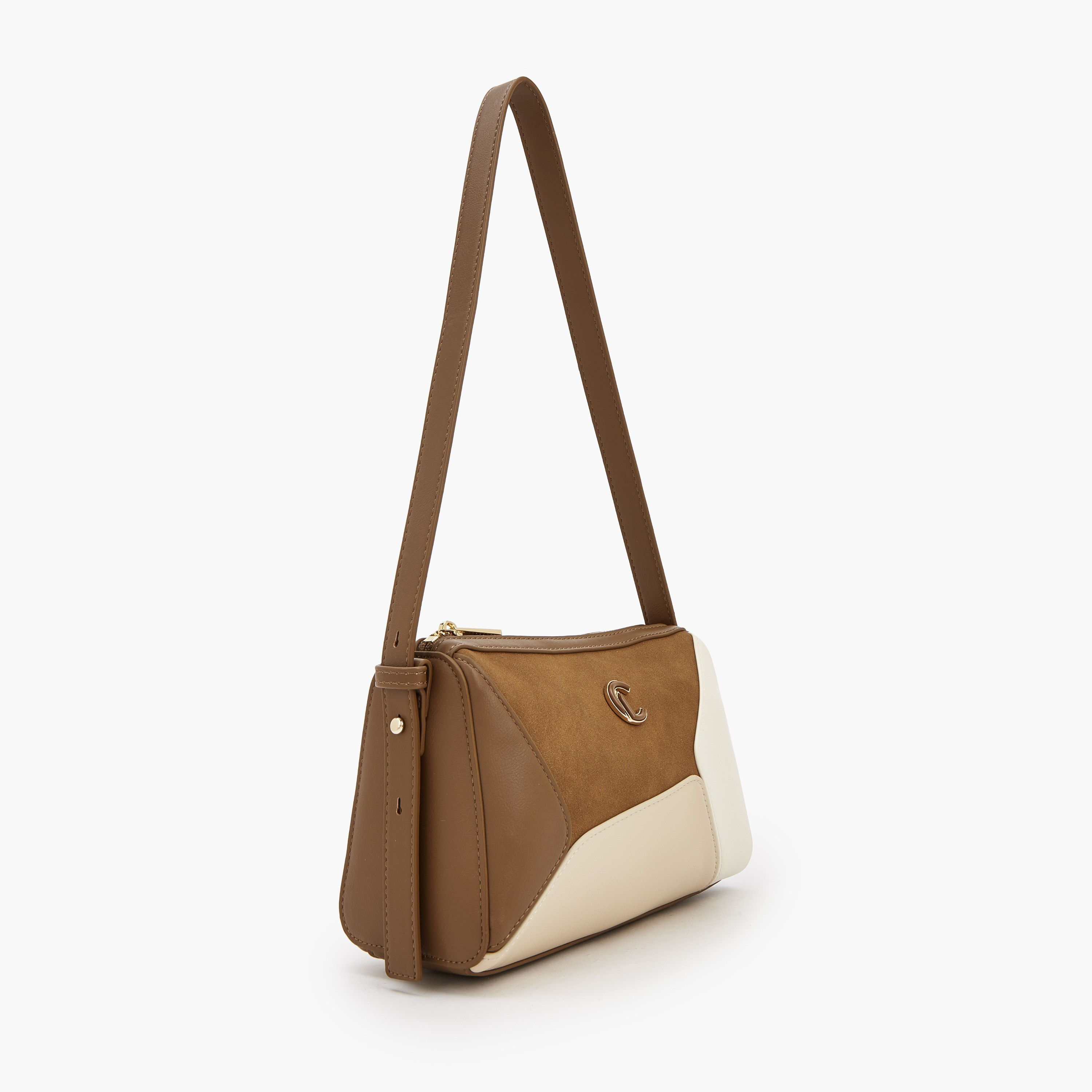 Le Confort Colourblock Crossbody Bag with Zip Closure-women-bagsandwallets-handbags-image-3