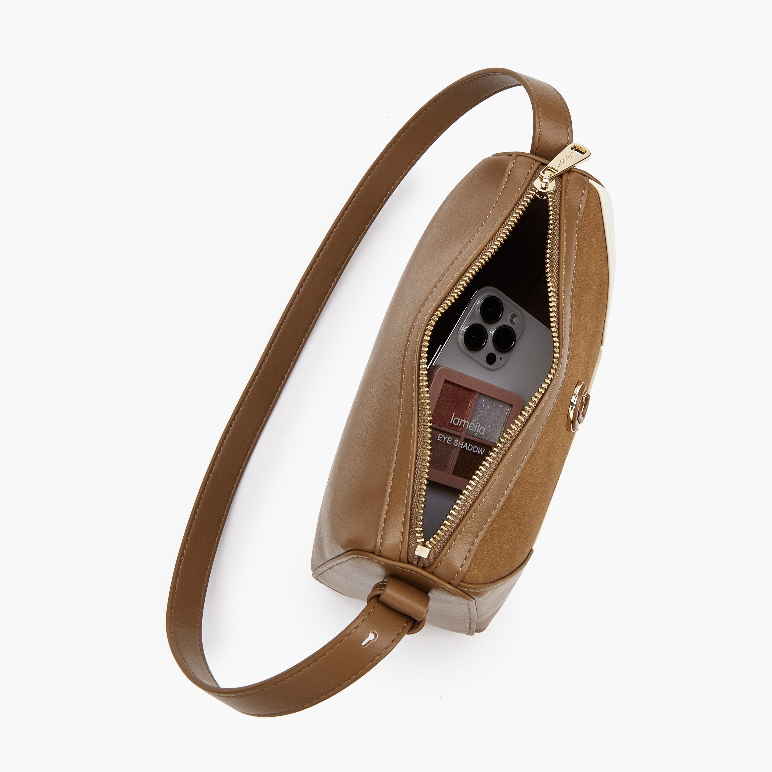 Le Confort Colourblock Crossbody Bag with Zip Closure-women-bagsandwallets-handbags-image-7