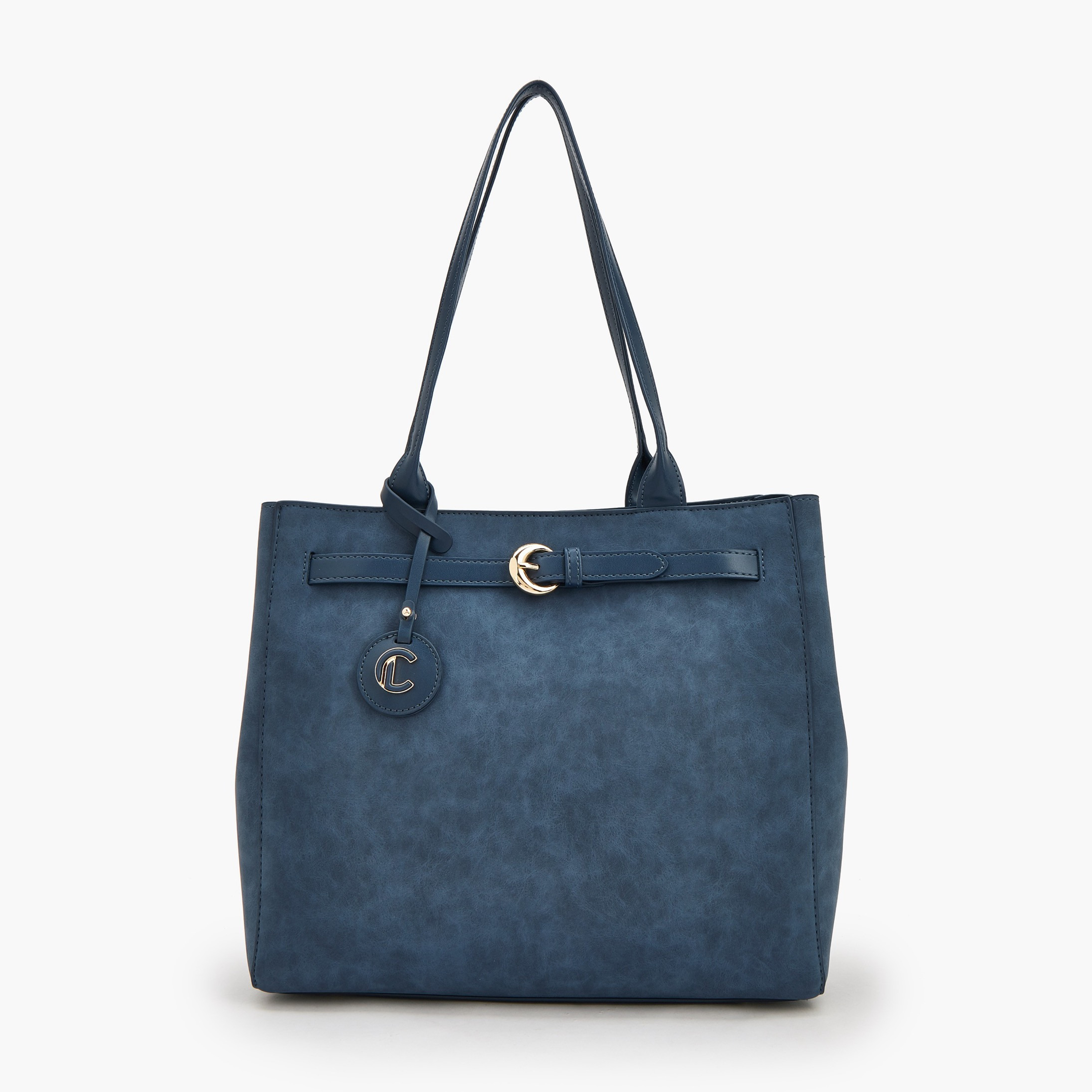Le Confort Suede Tote Bag with Zip Closure-women-bagsandwallets-handbags-image-1