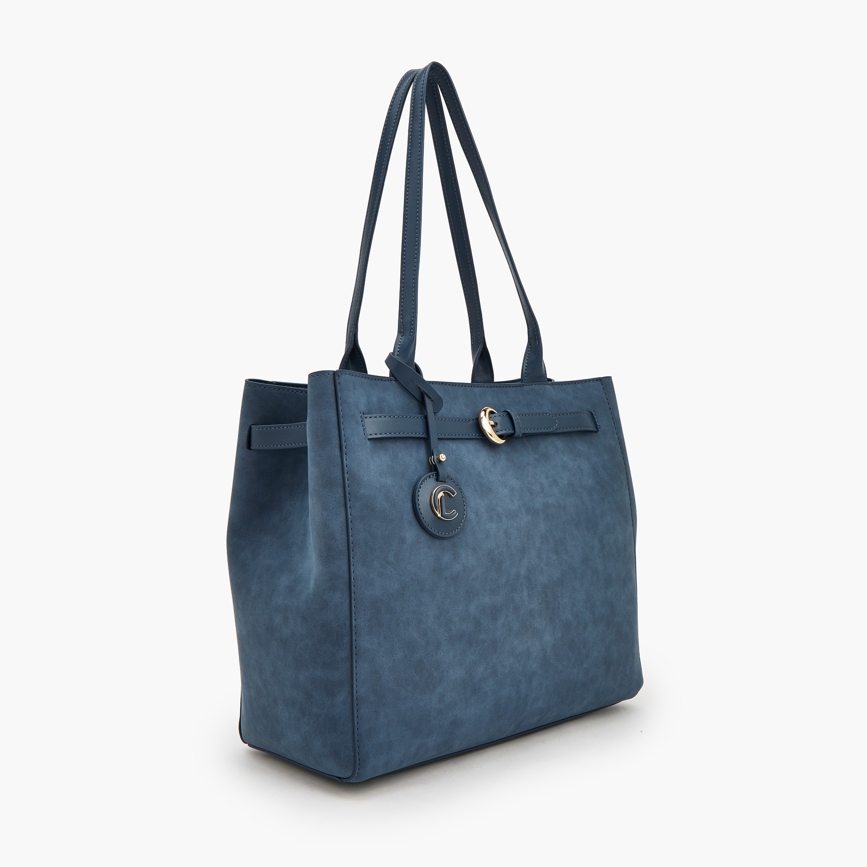 Le Confort Suede Tote Bag with Zip Closure-women-bagsandwallets-handbags-image-3