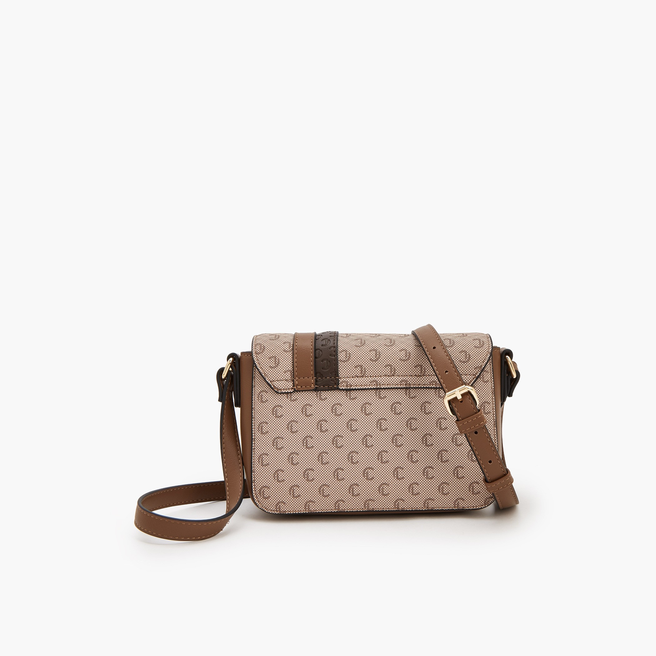 Le Confort Monogram Print Crossbody Bag with Magnetic Closure-women-bagsandwallets-handbags-image-5
