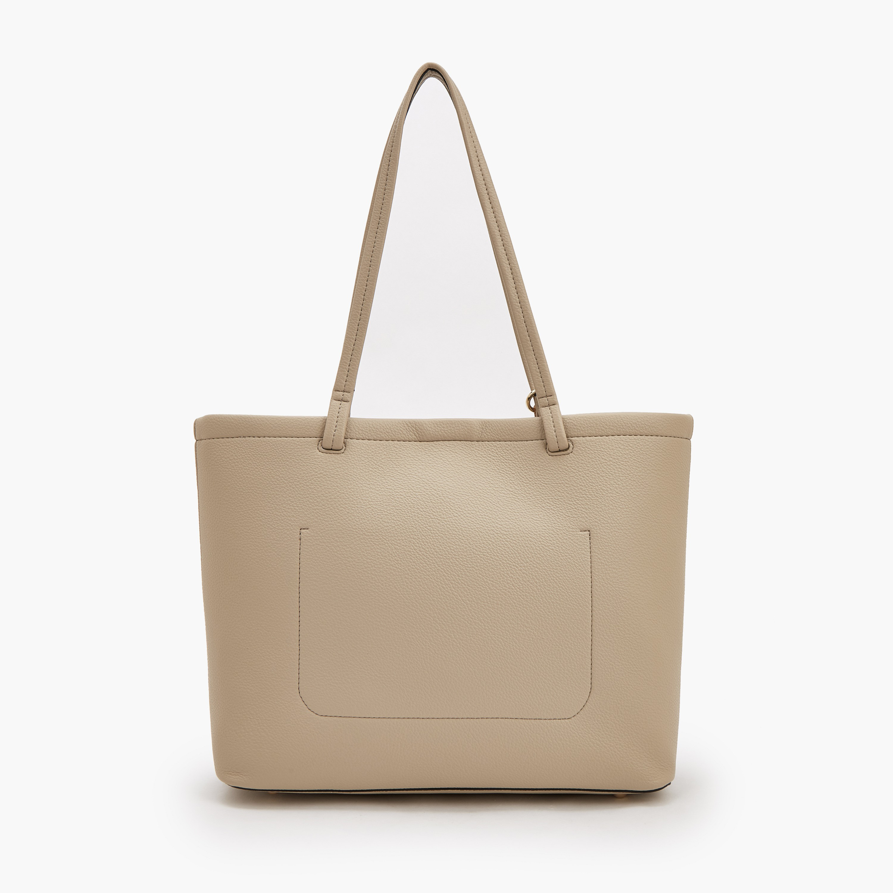 Le Confort Striped Tote Bag with Button Closure-women-bagsandwallets-handbags-image-2