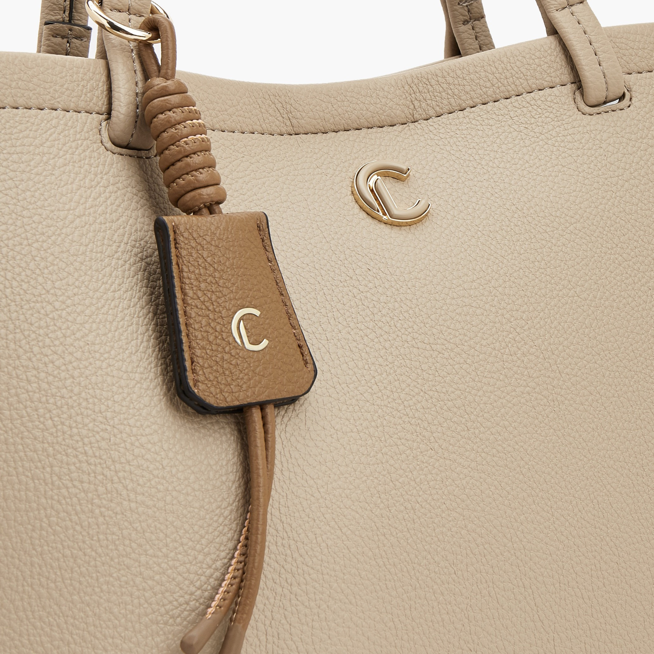 Le Confort Striped Tote Bag with Button Closure-women-bagsandwallets-handbags-image-4