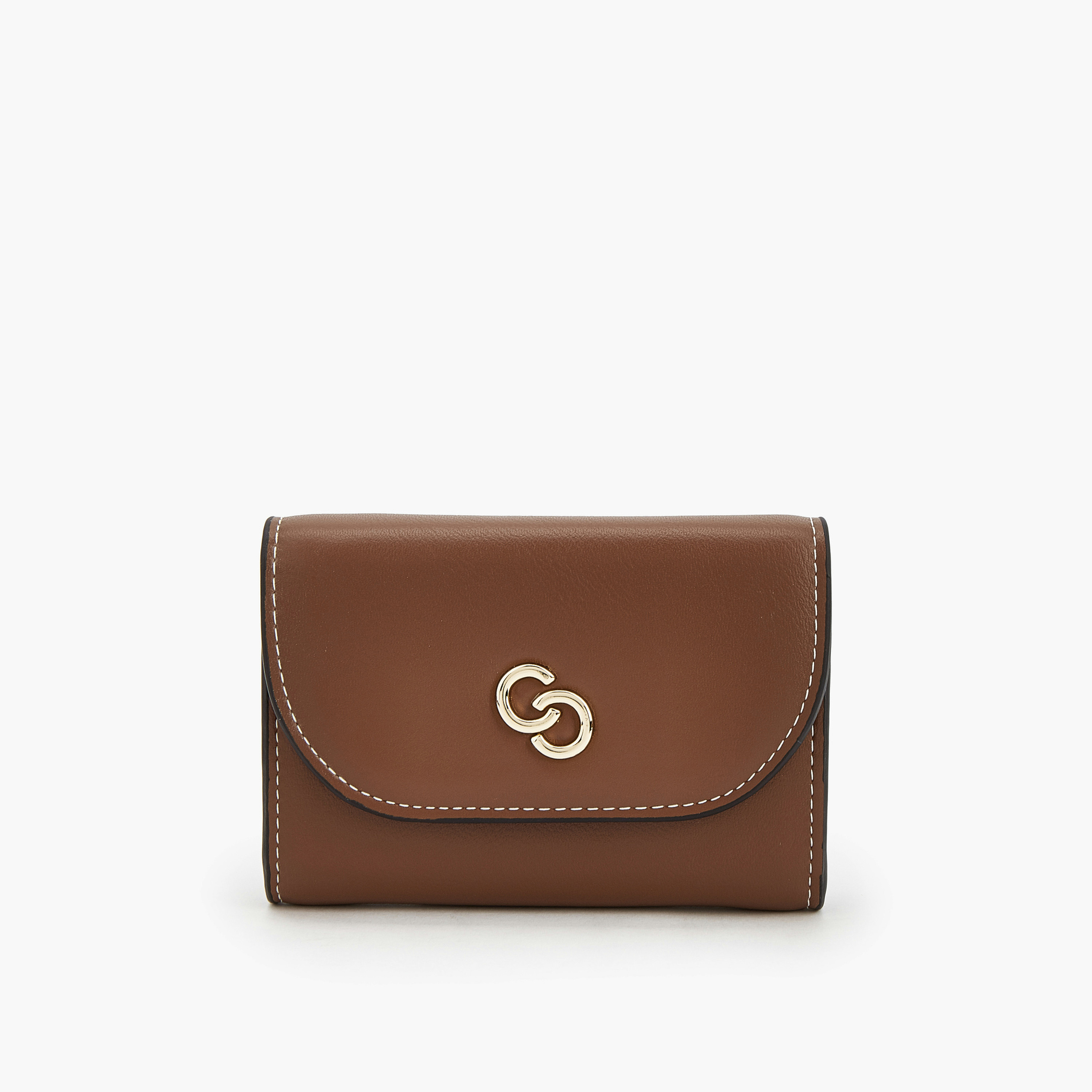 حامل بطاقات سادة بزر إغلاق كبس من سيليست-women-bagsandwallets-wallets-image-1