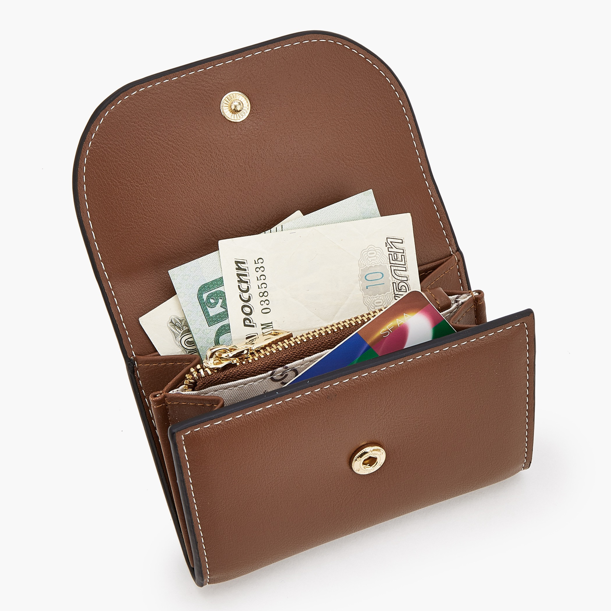 حامل بطاقات سادة بزر إغلاق كبس من سيليست-women-bagsandwallets-wallets-image-7
